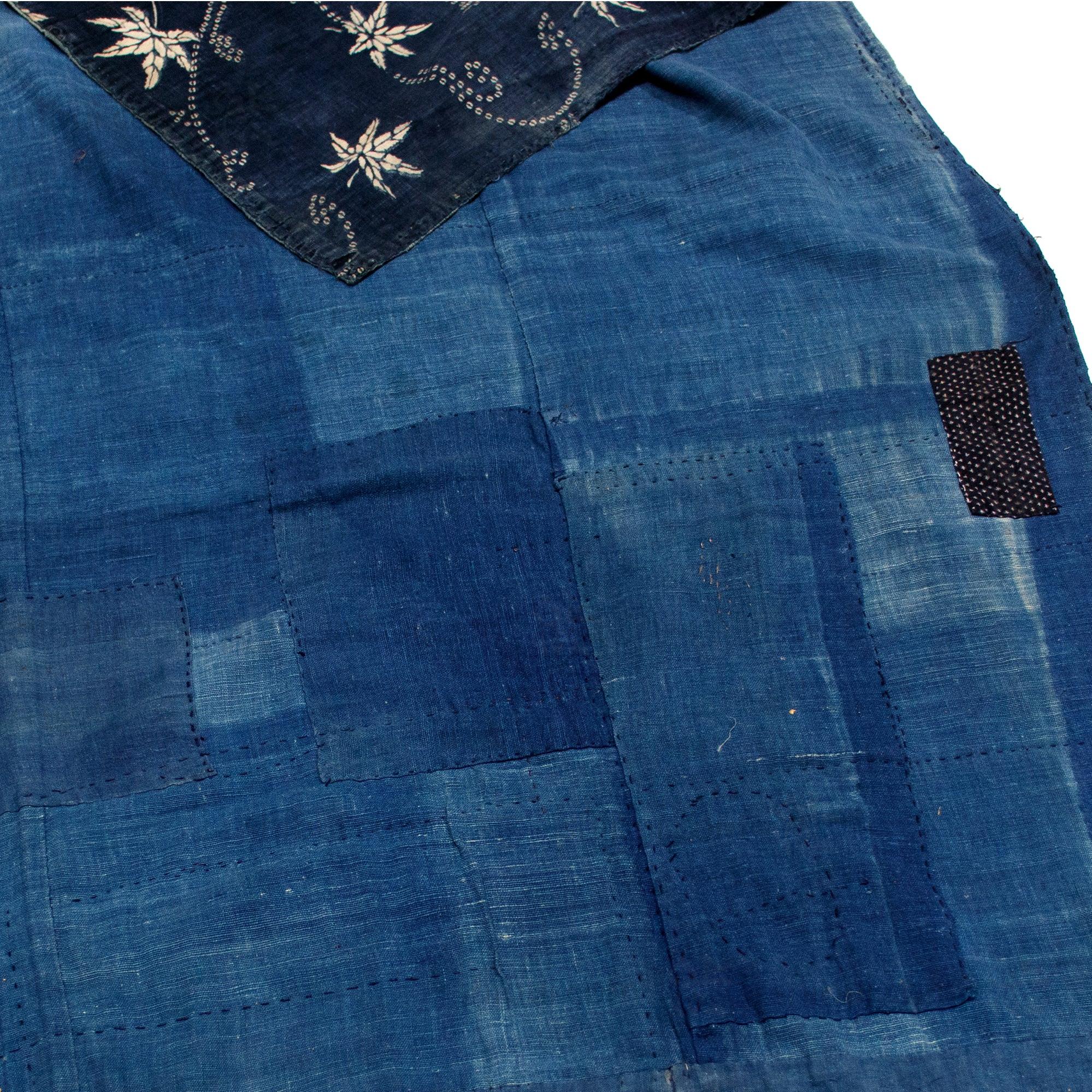 Boro Katazome Japanese Antique Futon Cover - Image 7