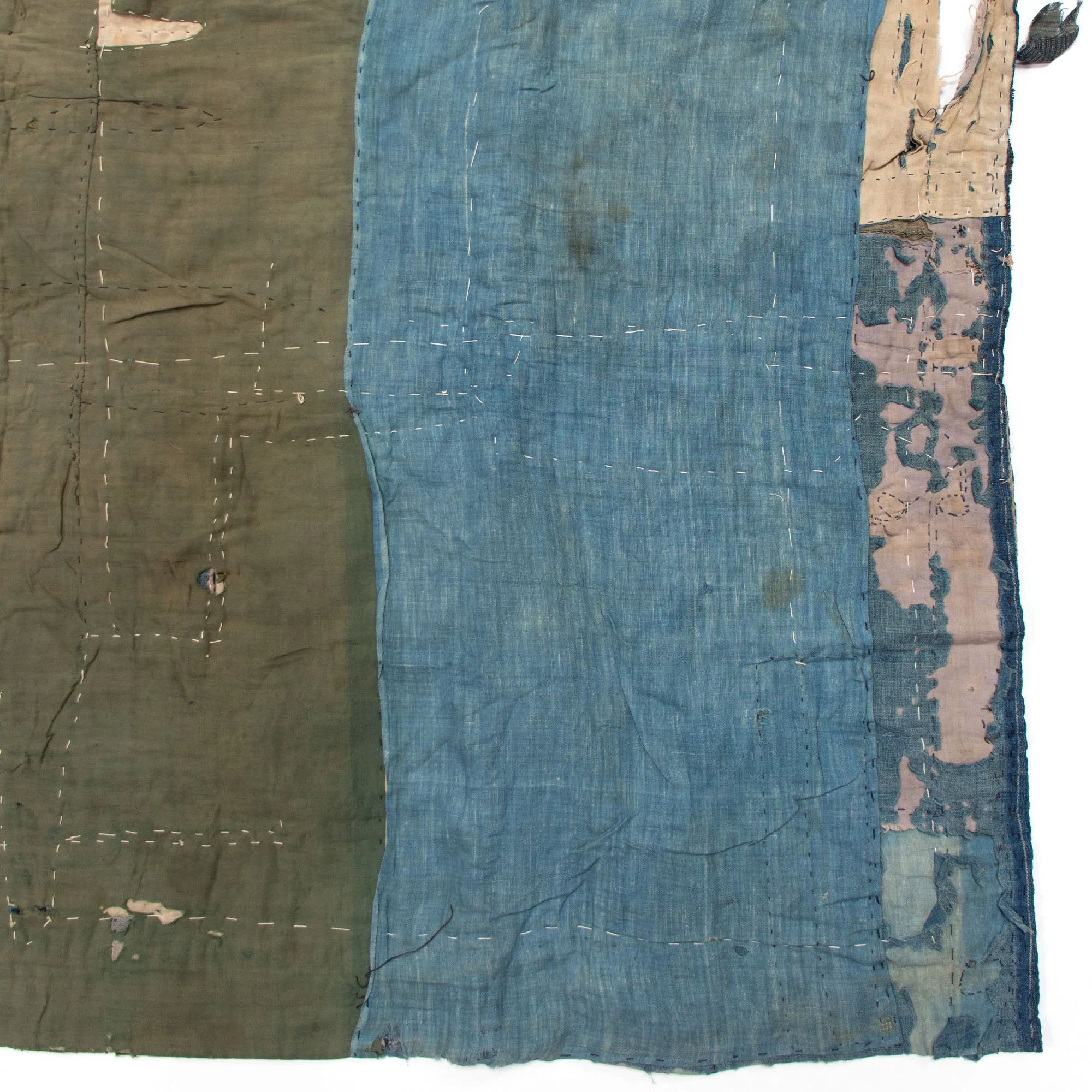 Boro Multilayer Blanket | Japanese  Indigo Dyed Cotton - Image 8