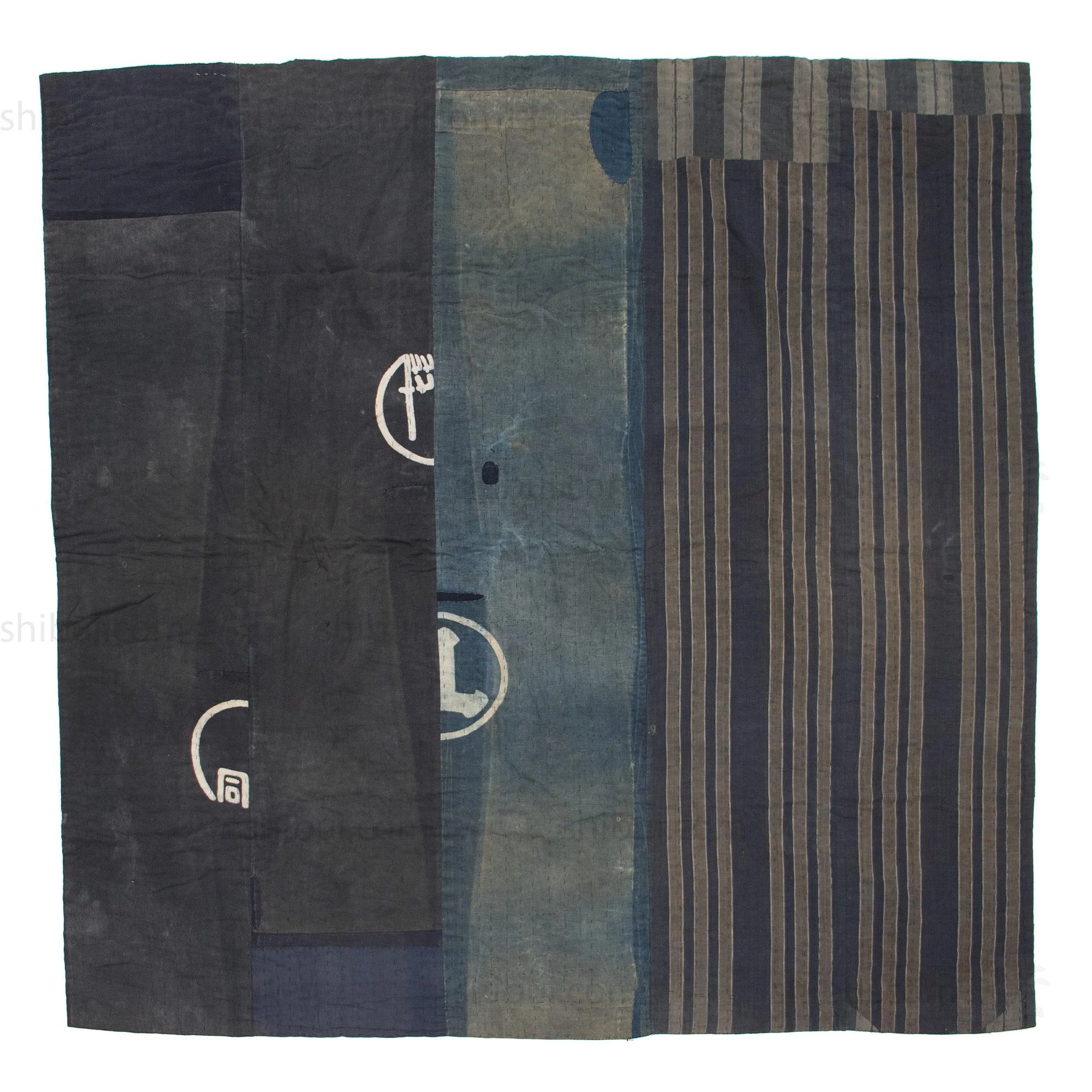 Boro Multilayer Blanket  Made From Happi Coat |  Japanese Indigo