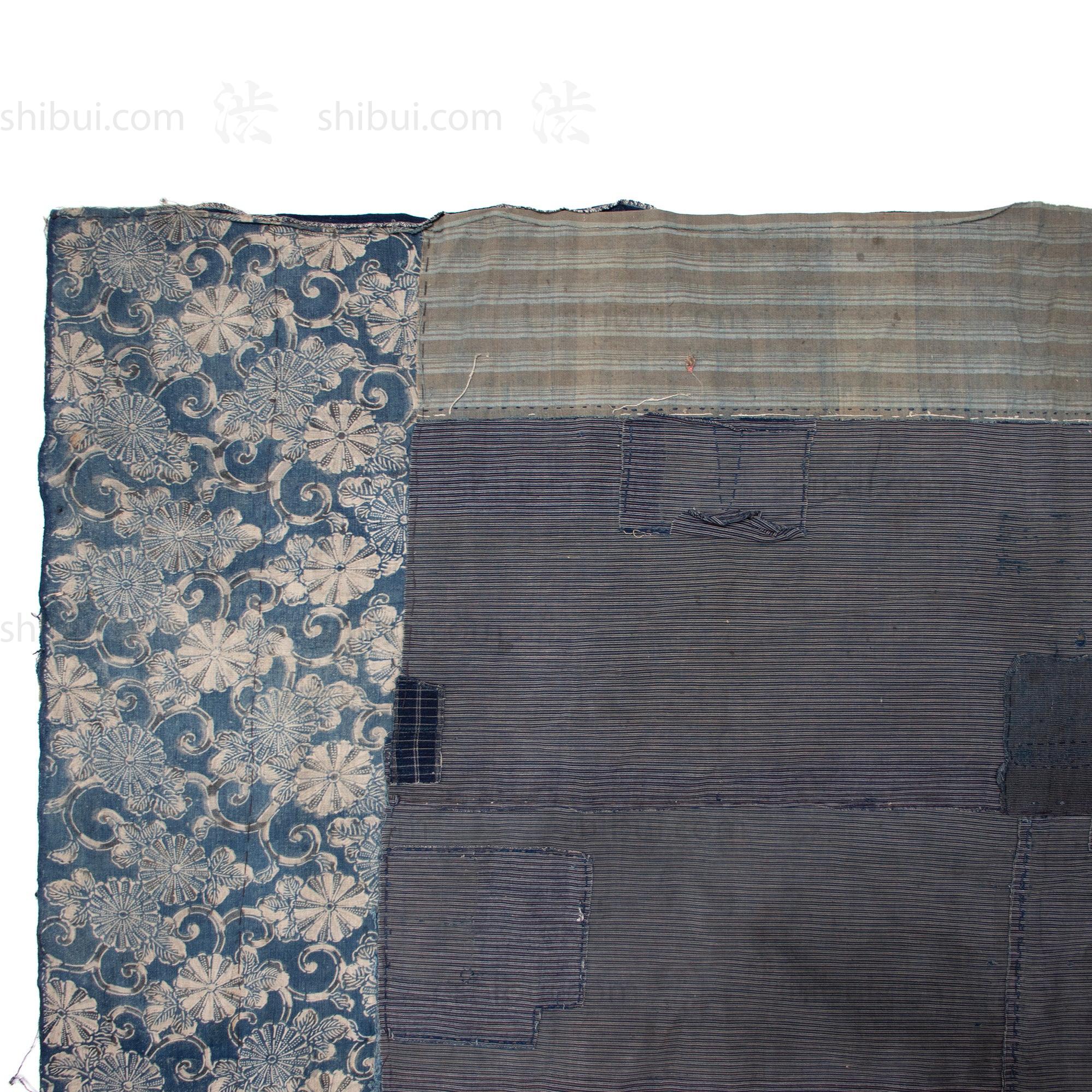 Boro Multilayer Blanket Made From Shima |  Japanese Indigo - Image 10