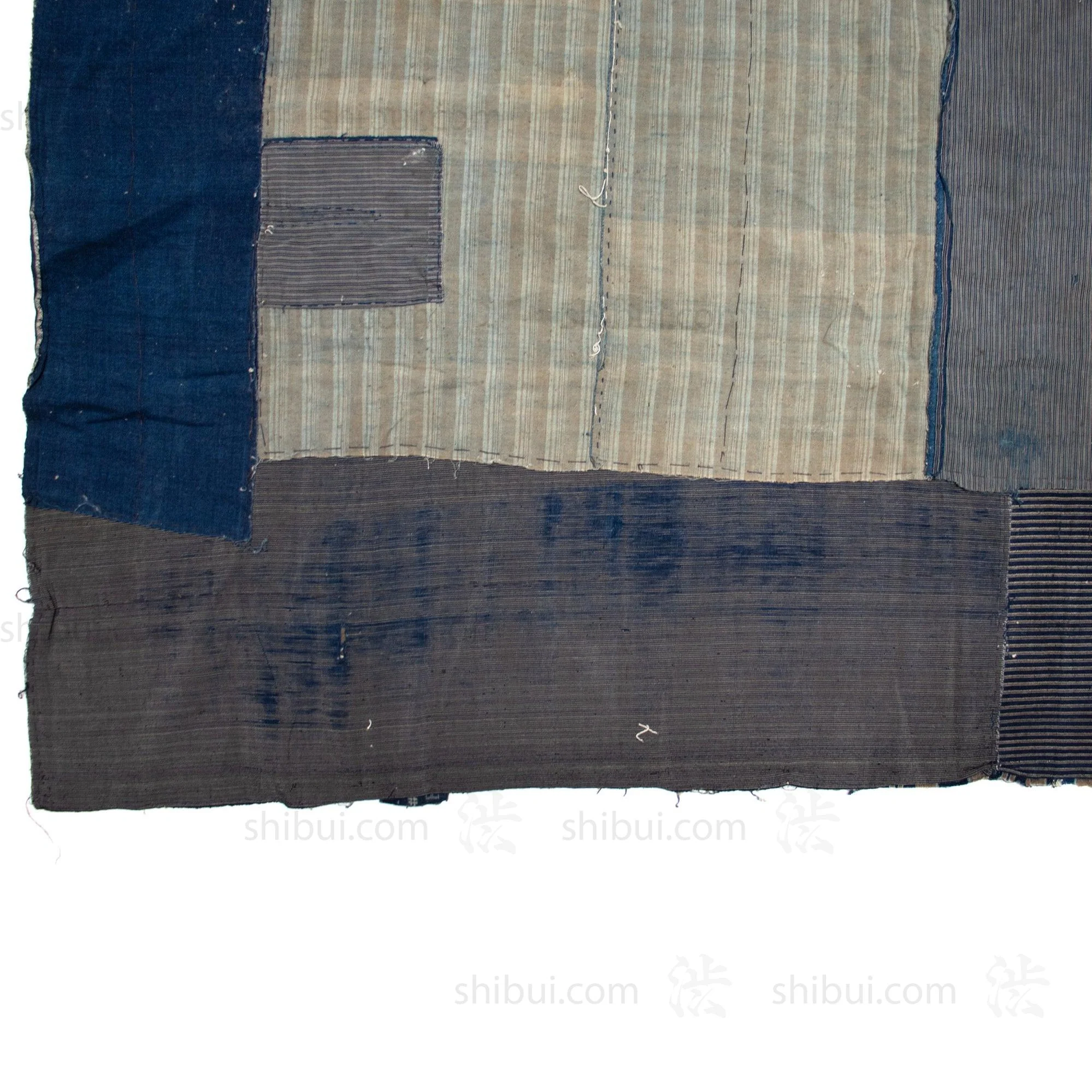 Boro Multilayer Blanket Made From Shima |  Japanese Indigo - Image 8