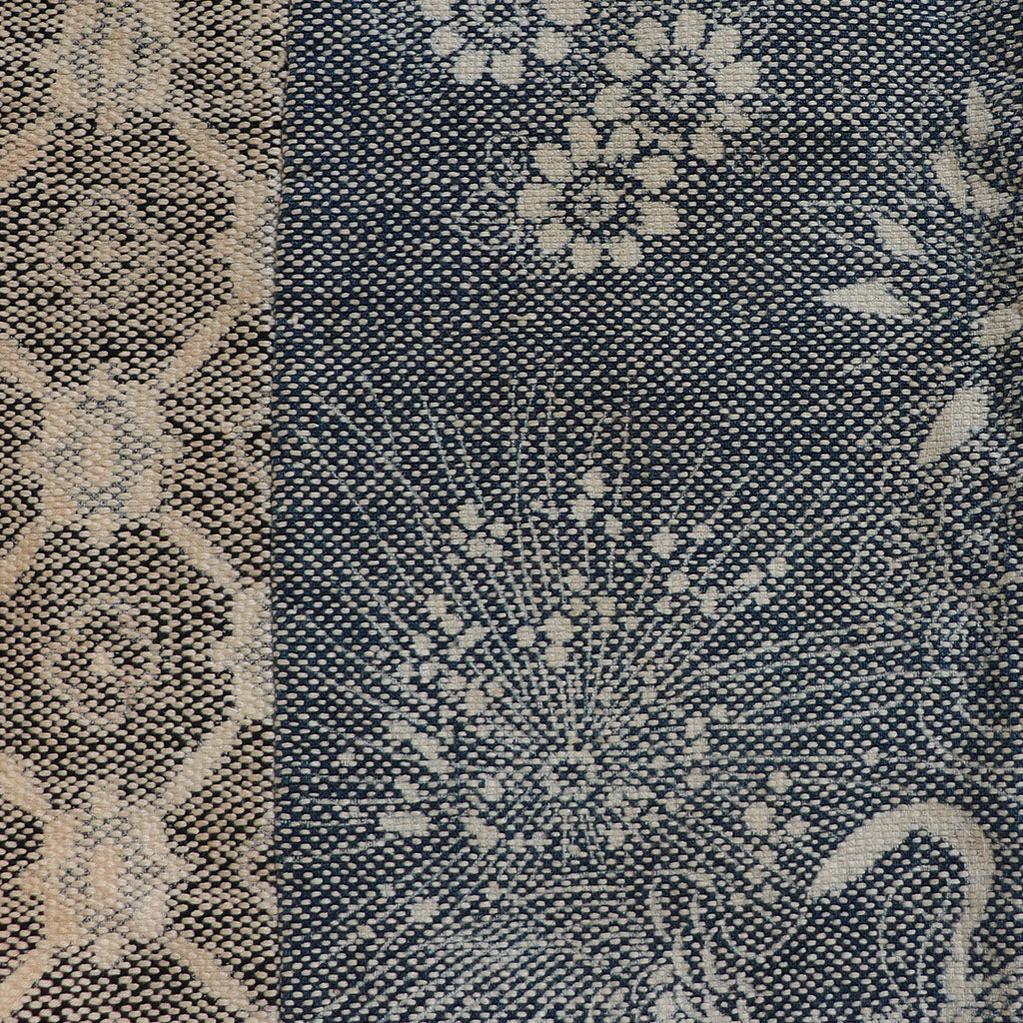 Boro of Katazome and Sashiko Quilted Farmer's Vest - Image 9