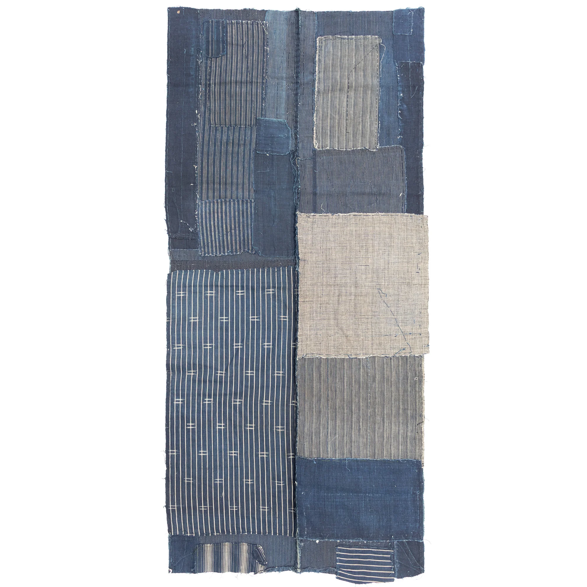 Boro Patchwork Panels  | Japanese Indigo