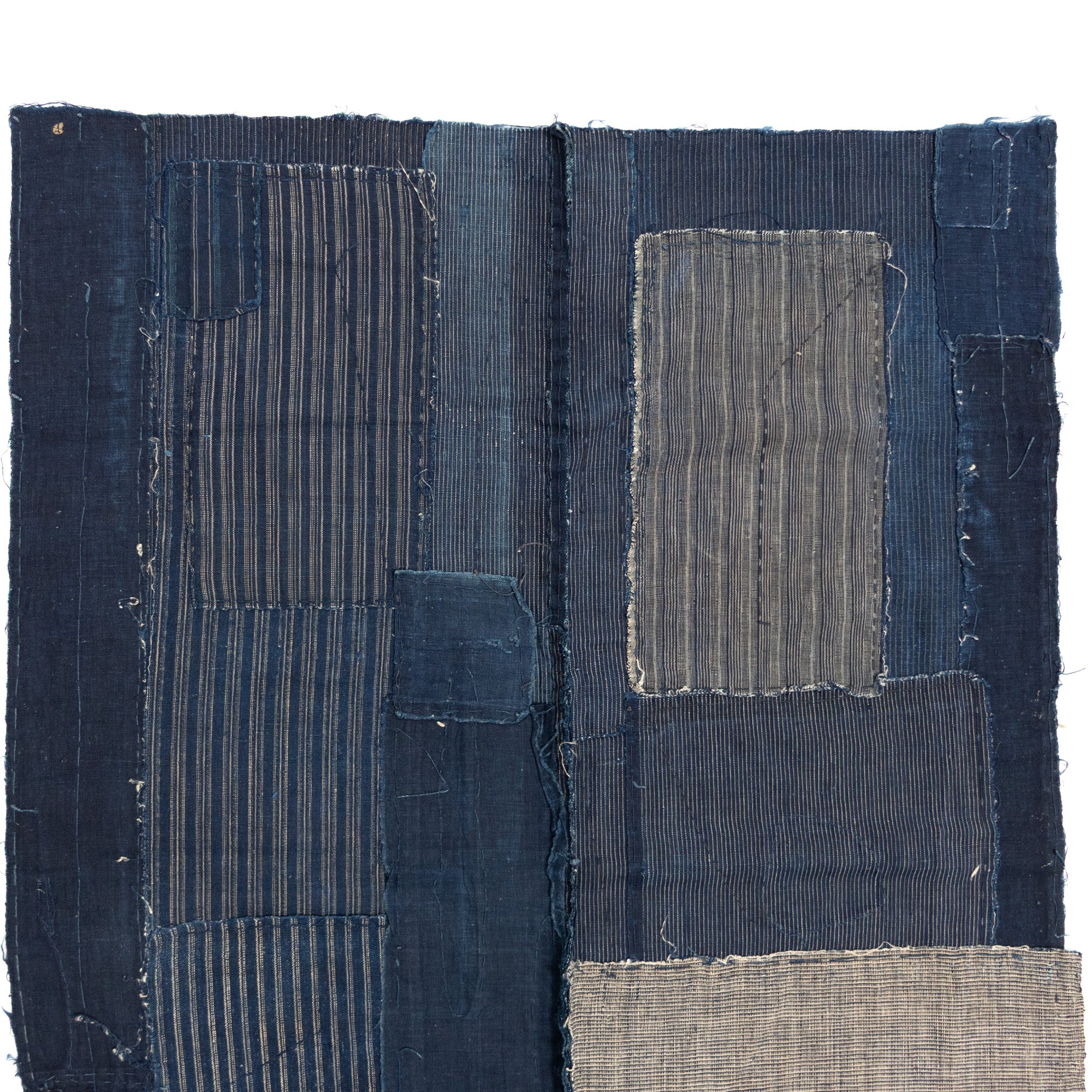 Boro Patchwork Panels  | Japanese Indigo - Image 4