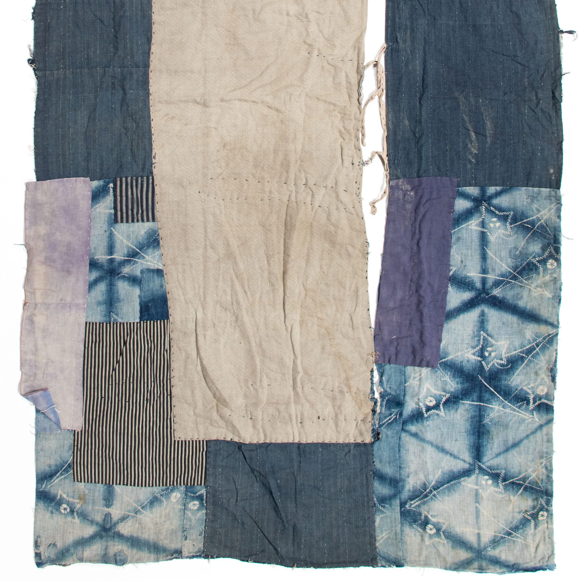 Boro &  Sashiko Multilayer Blanket | Japanese  Indigo Dyed Cotton - Image 7