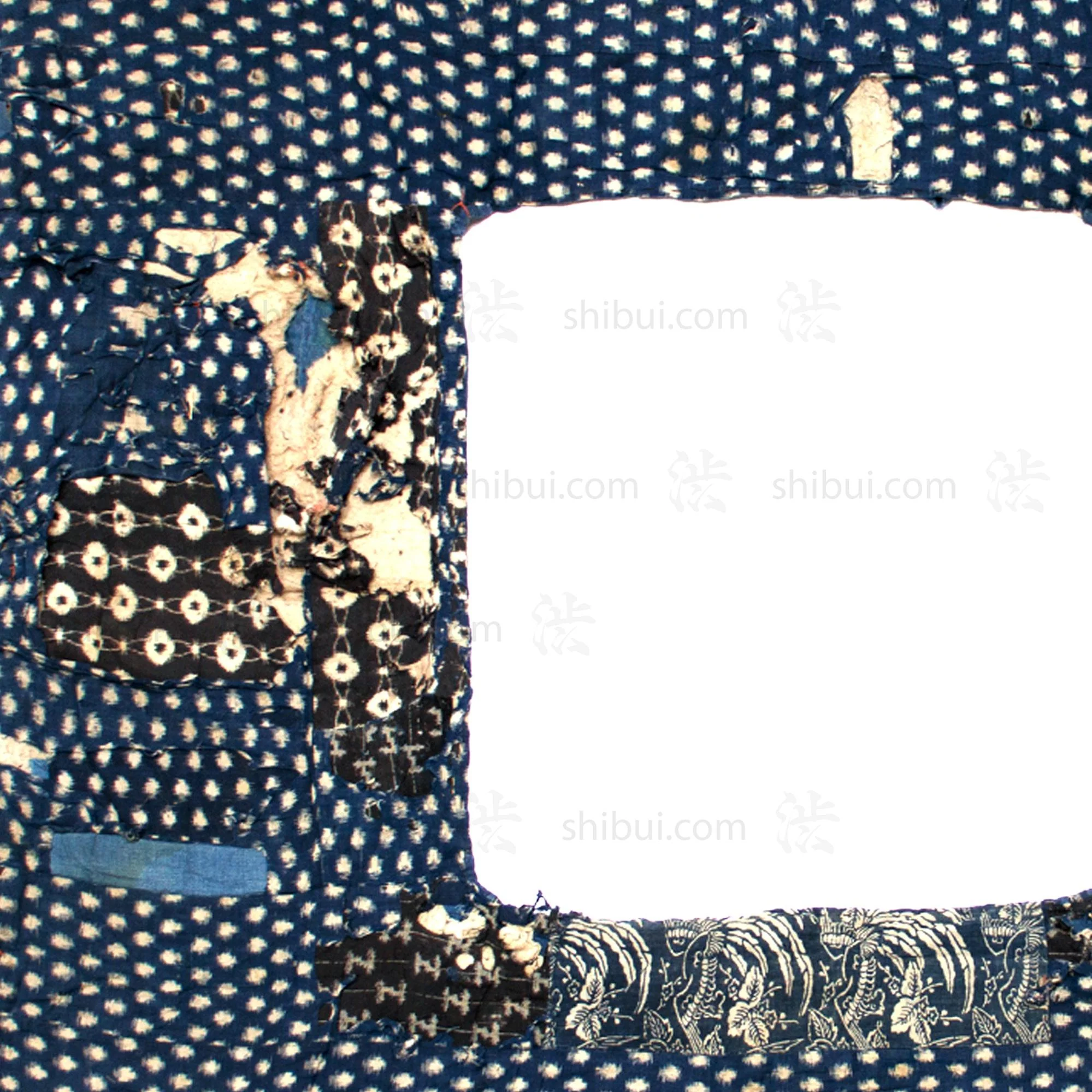 Boro and Kasuri Shikimono Rug - Image 3
