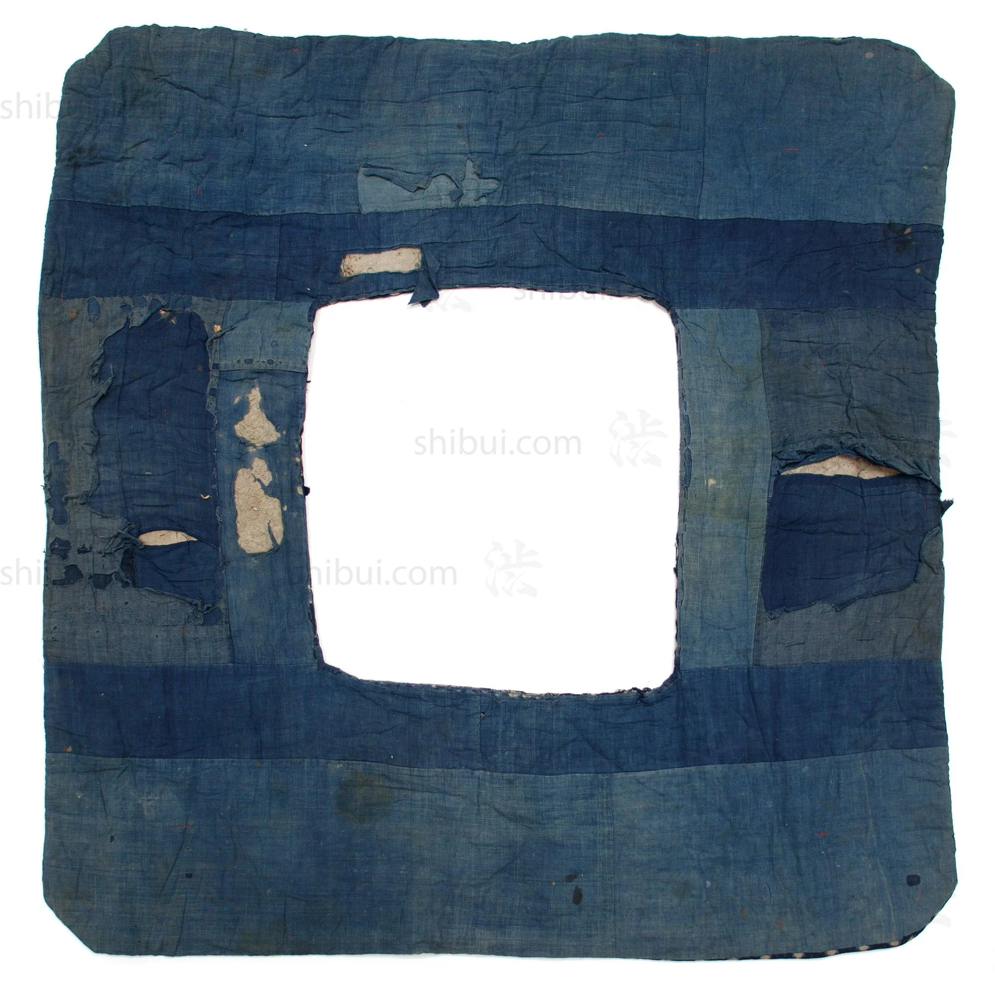 Boro and Kasuri Shikimono Rug - Image 4