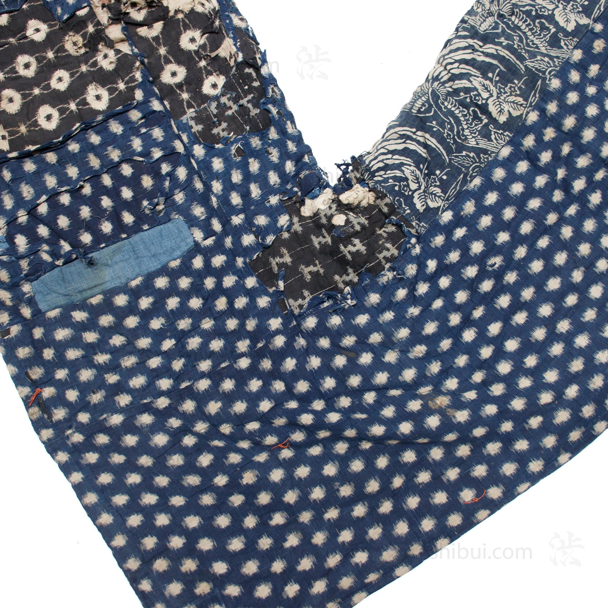 Boro and Kasuri Shikimono Rug - Image 5