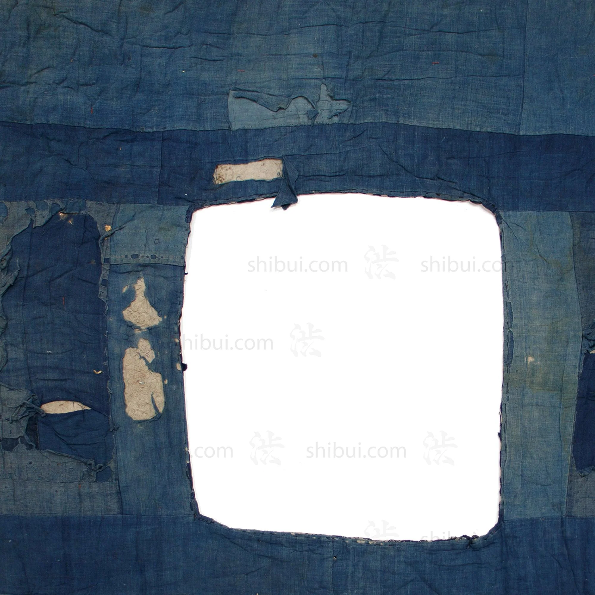 Boro and Kasuri Shikimono Rug - Image 7