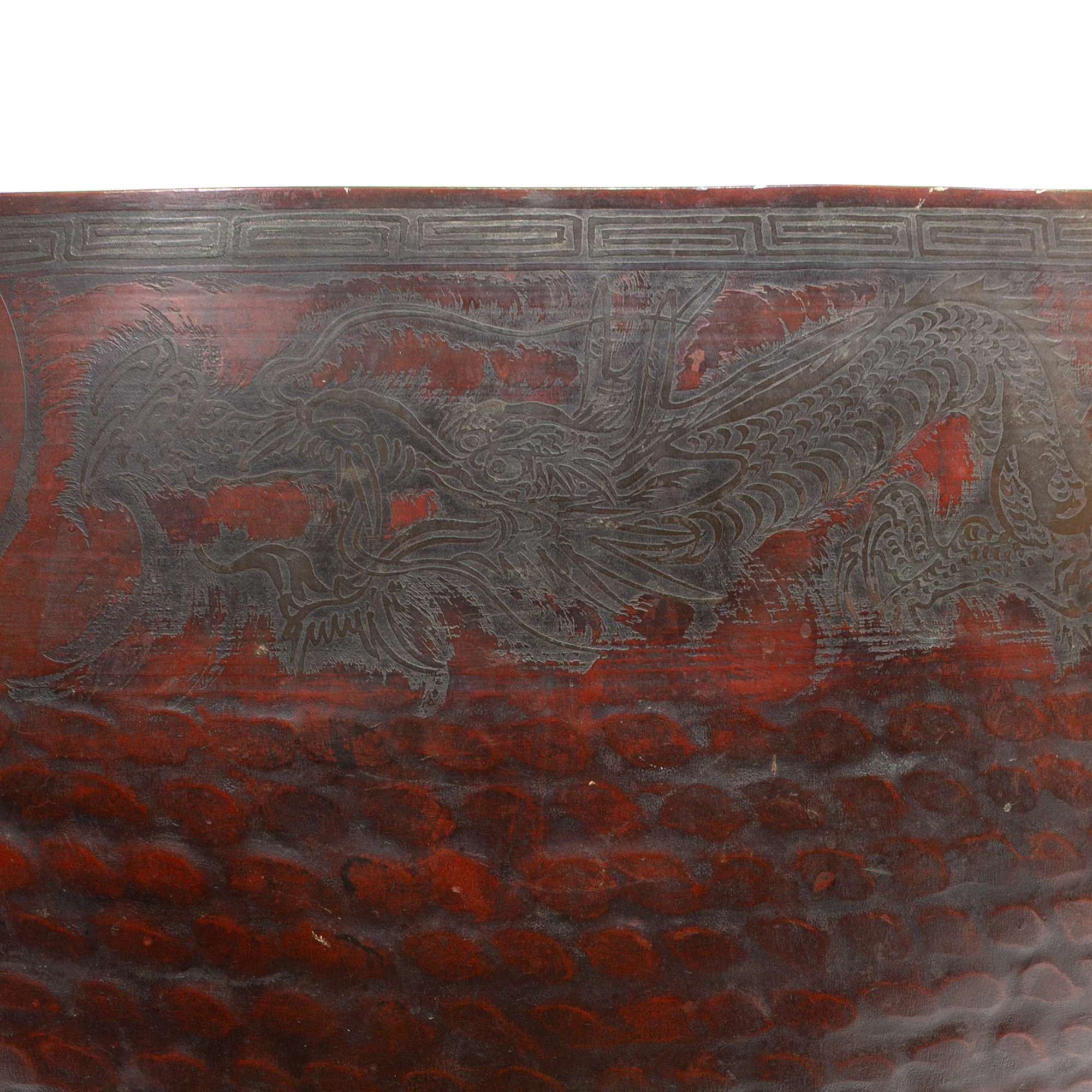 Large Orin Buddhist Bell | Tokugawa Family Crest and Dragon - Image 5