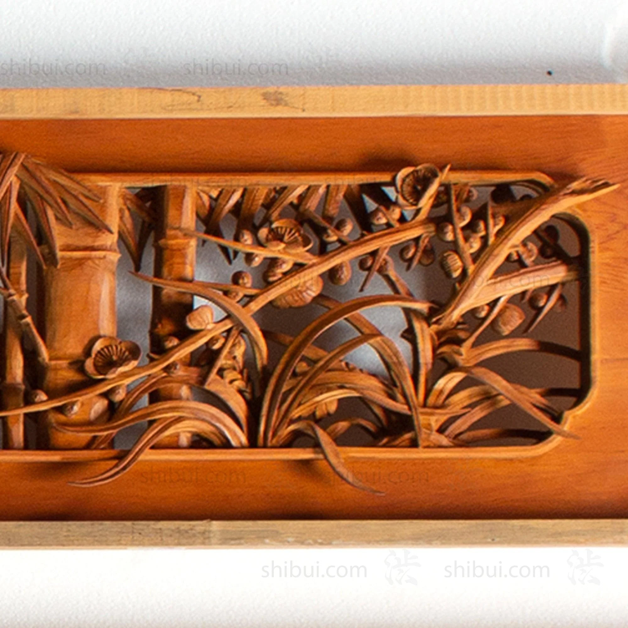 Carved Ranma | Japanese Transom Screen | Sugi (Japanese Cedar) | Japanese Architectural Decor - Image 5