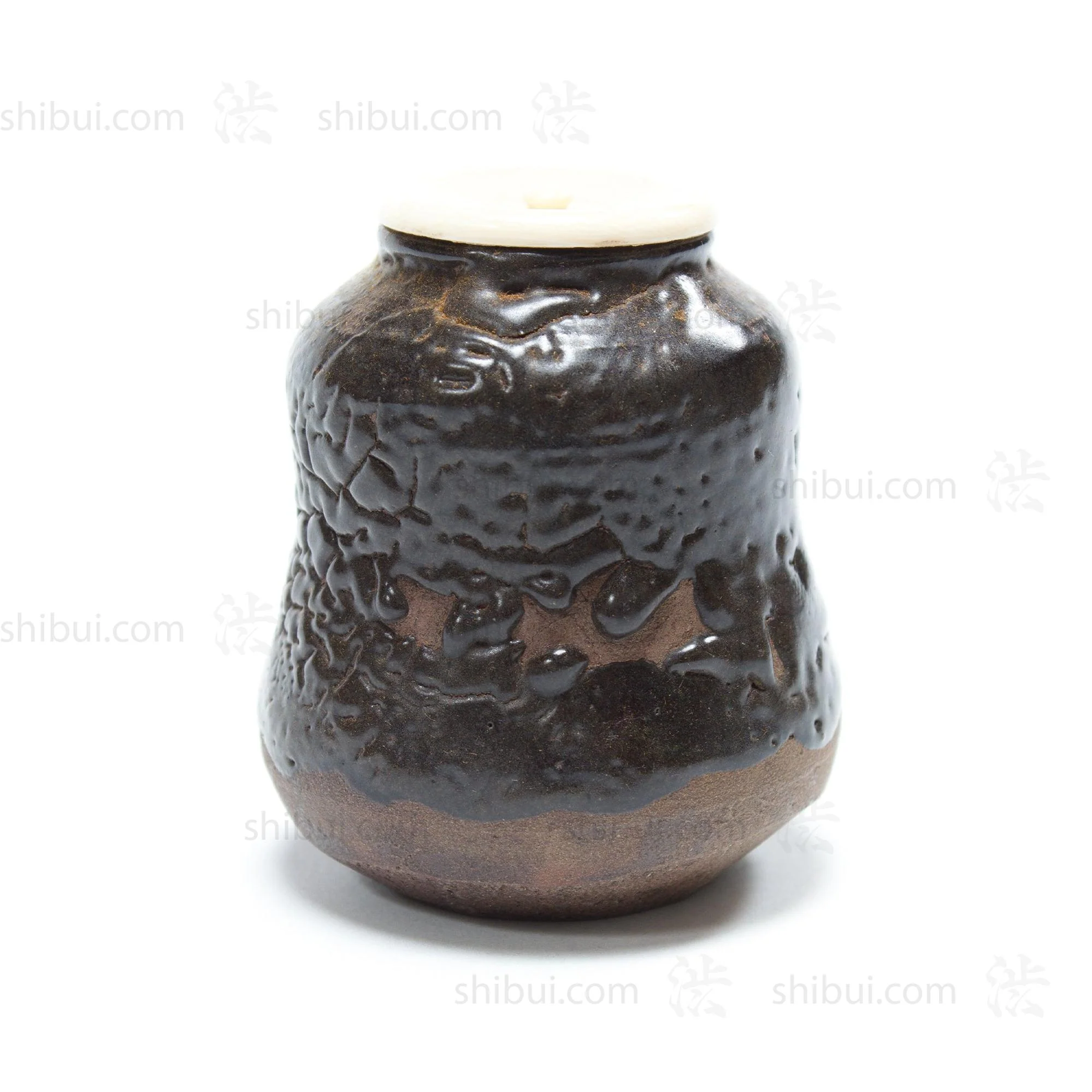 Kuroseto Chaire | Japanese Thick Tea Container - Image 2