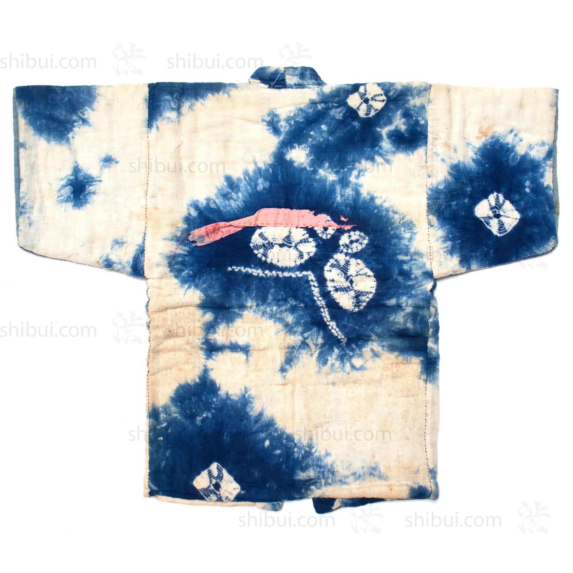 Child's Snowflake Shibori Kimono Coat - Image 3