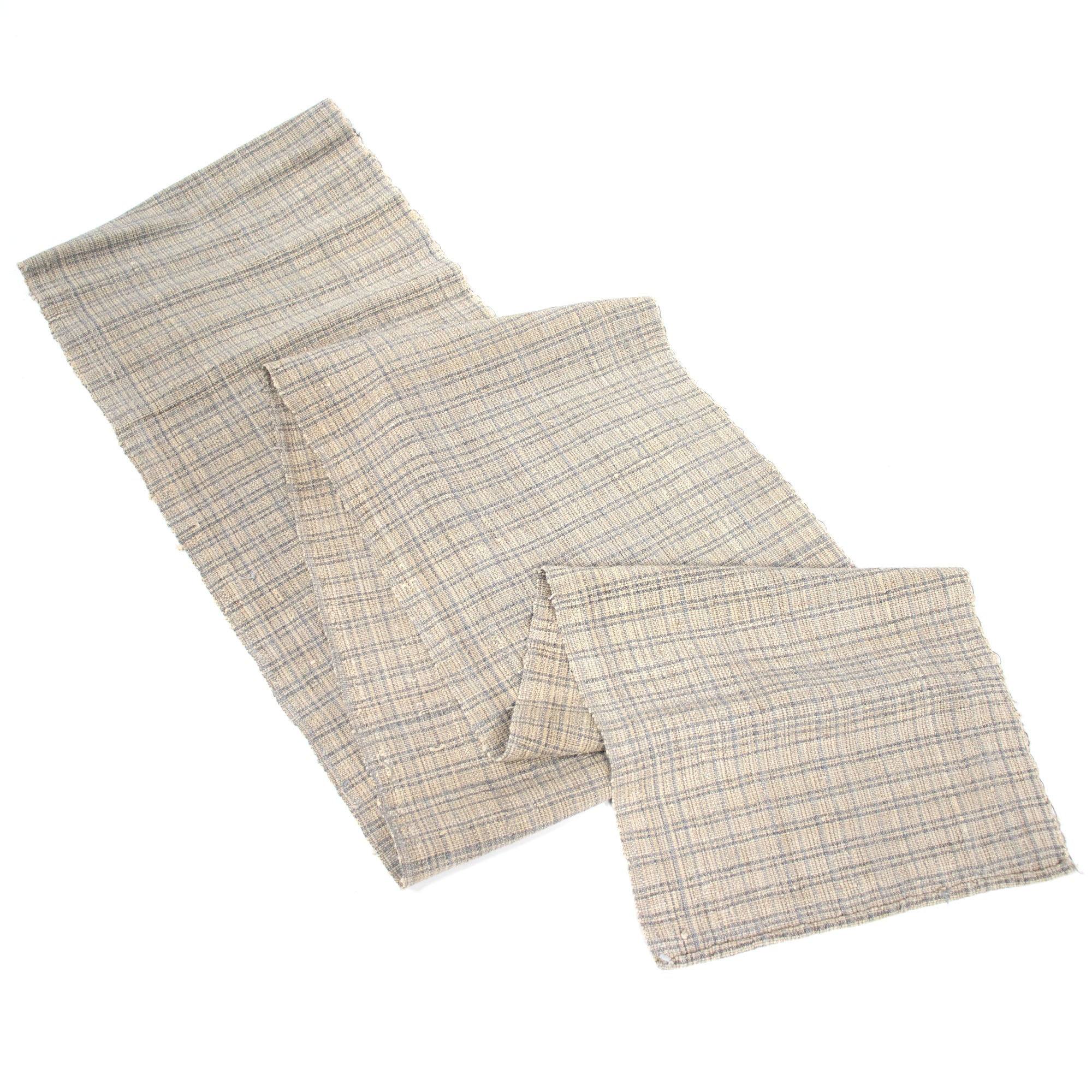 Chinese Sakiori | Recycled Indigo Cotton Upcycled Ragweave Panel - Image 2