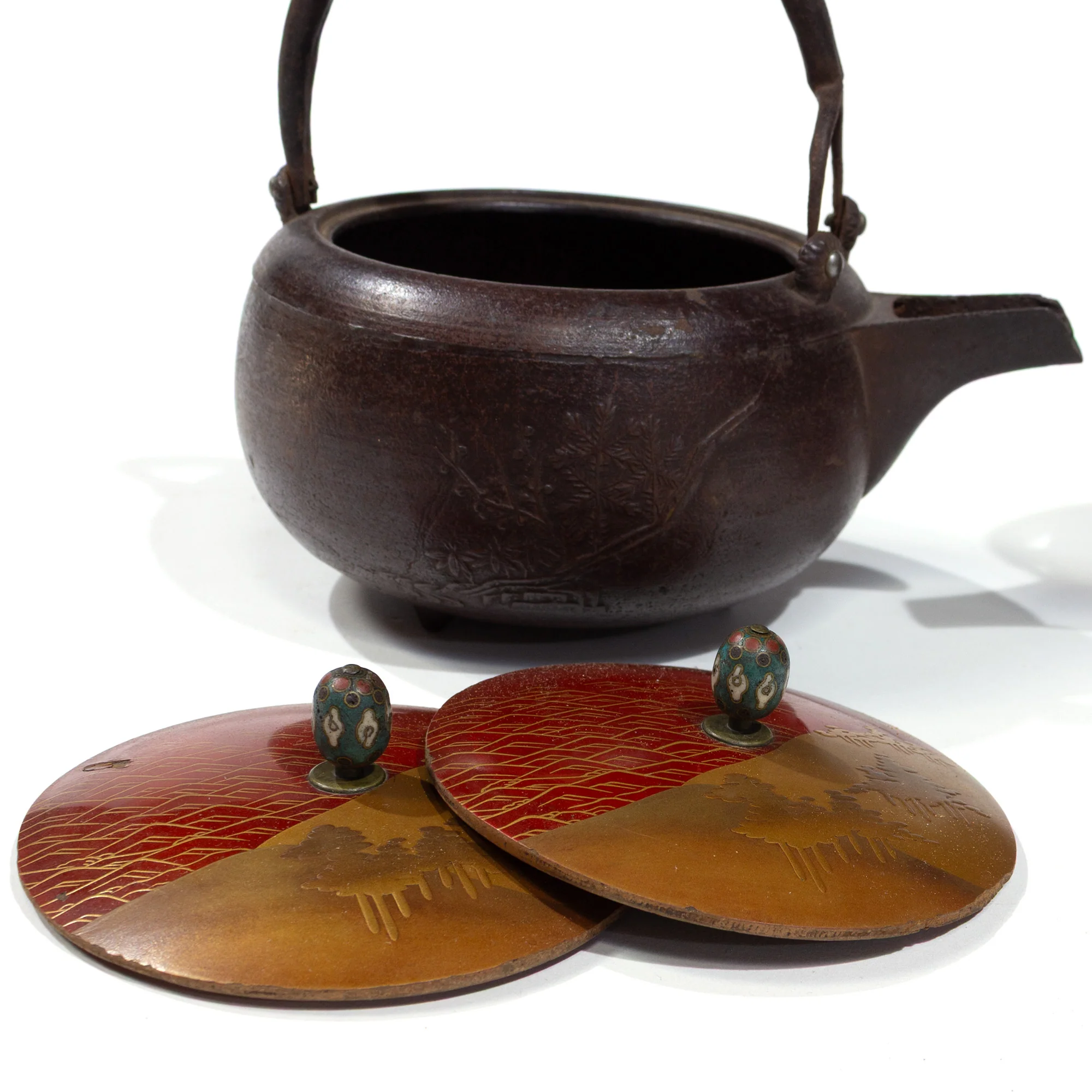Chōshi | Sake Ewer Pair With Maki-e Lids - Image 14
