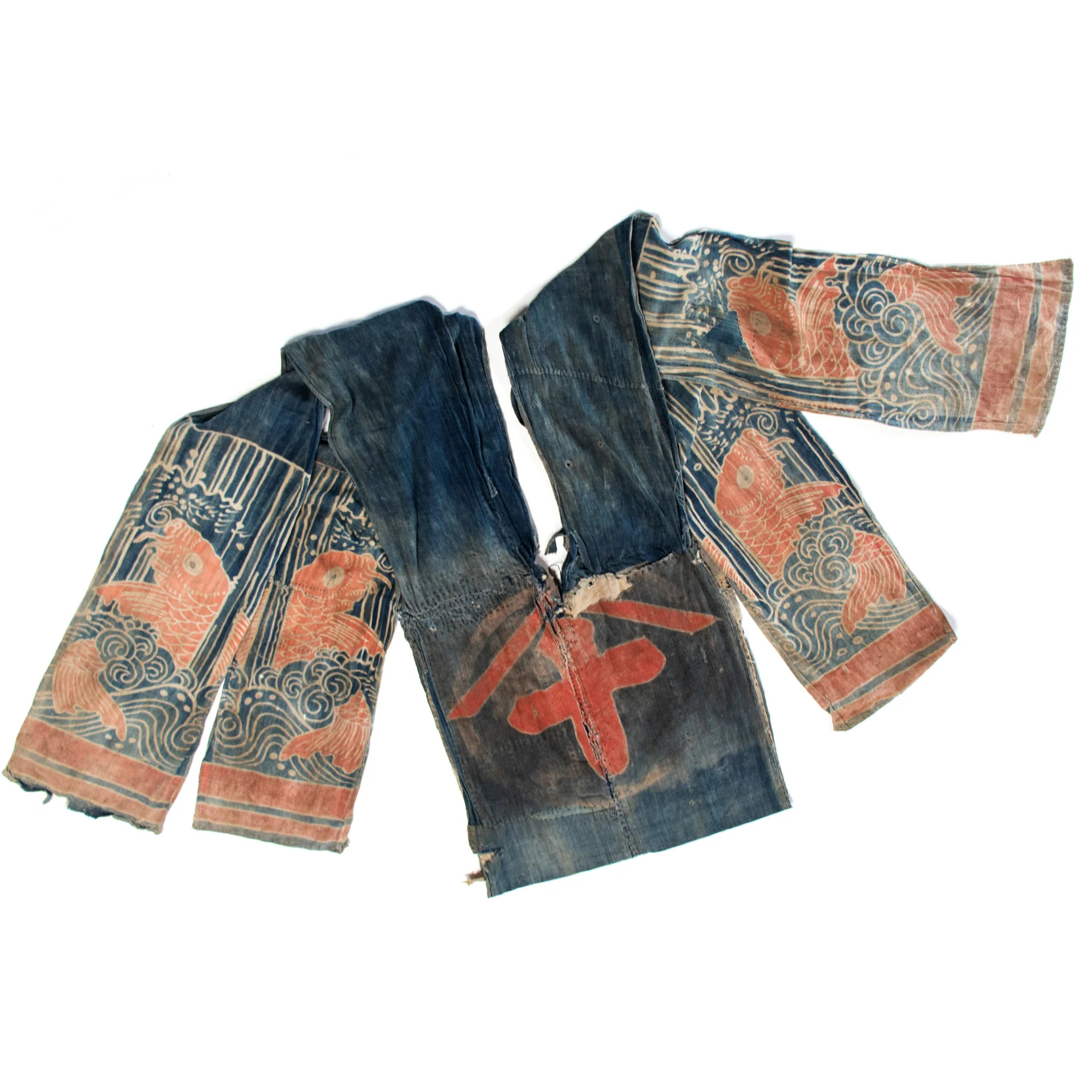 Climbing Koi Tsutsugaki Umagake | Festival Horse Banner | Japanese Indigo - Image 6