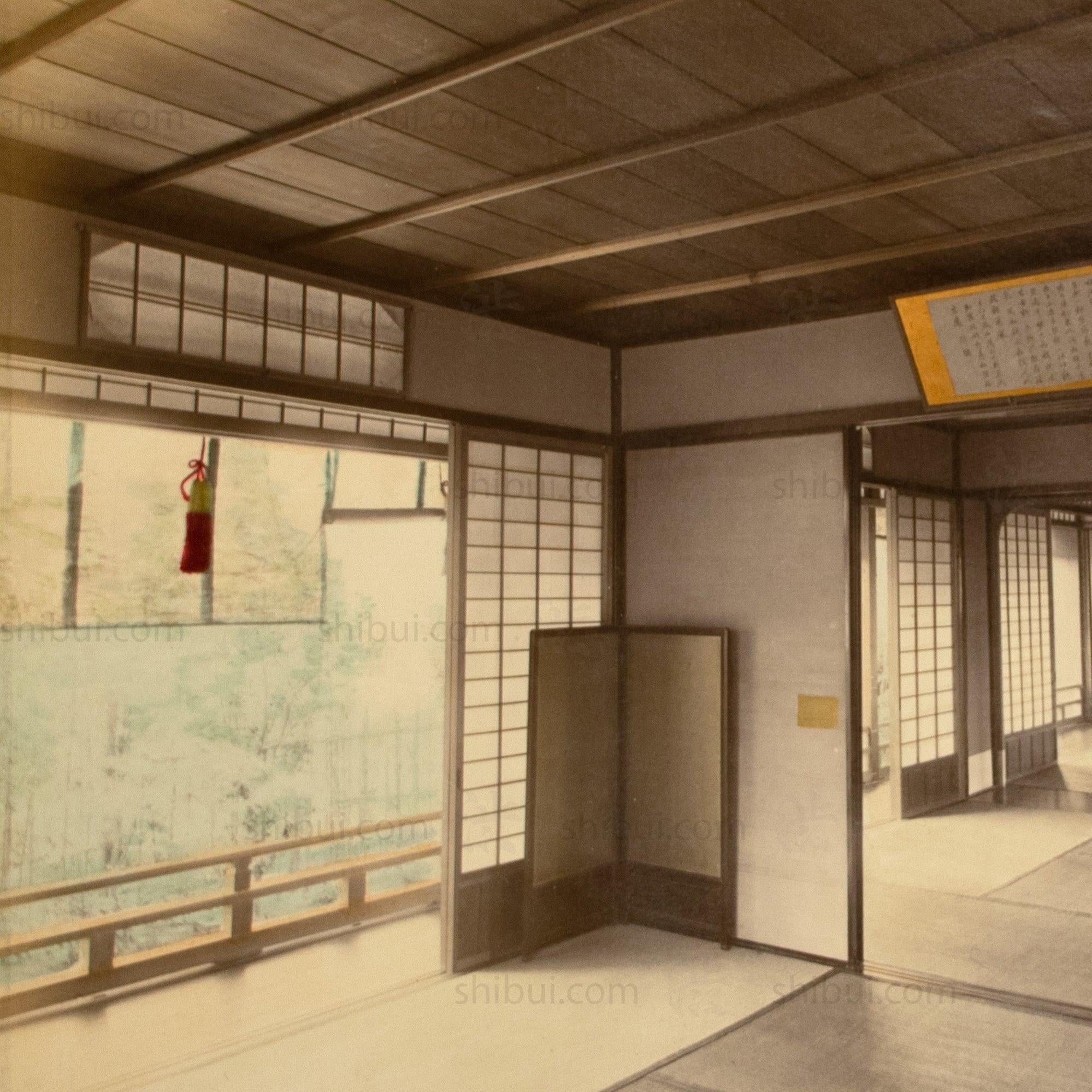 Japanese Antique Hand Tinted Photography | Interior of a Traditional House - Image 5