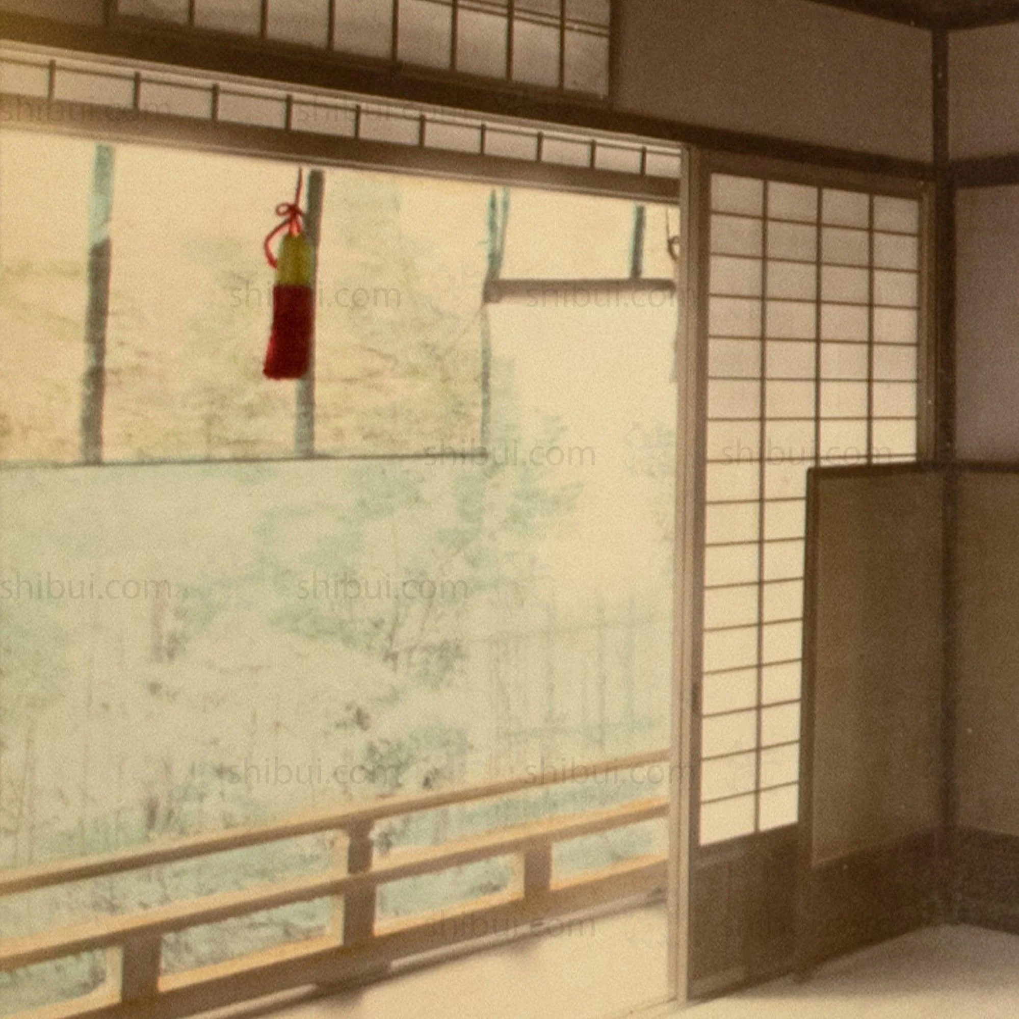 Japanese Antique Hand Tinted Photography | Interior of a Traditional House - Image 7