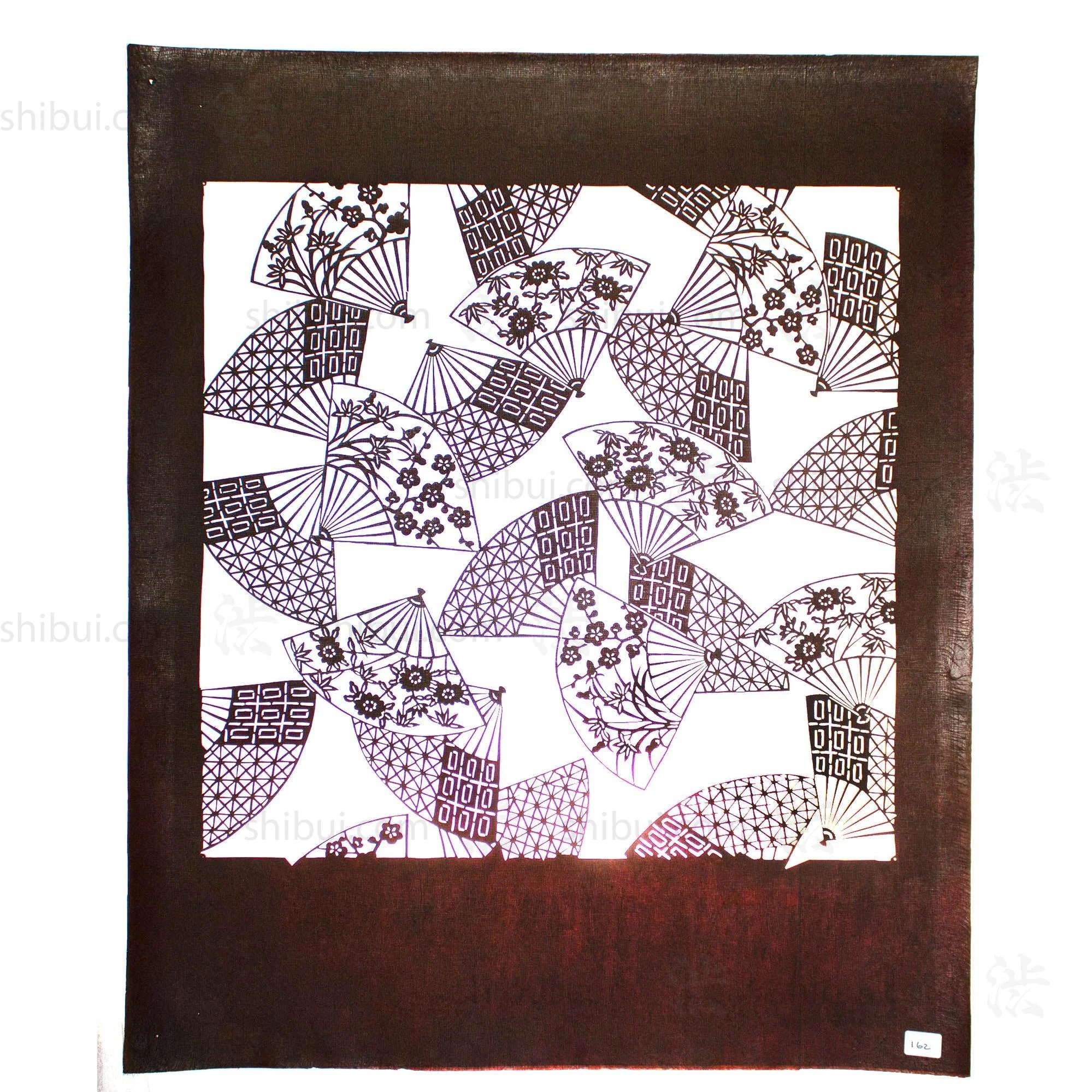 Katagami  Japanese Lacquered Paper Stencil