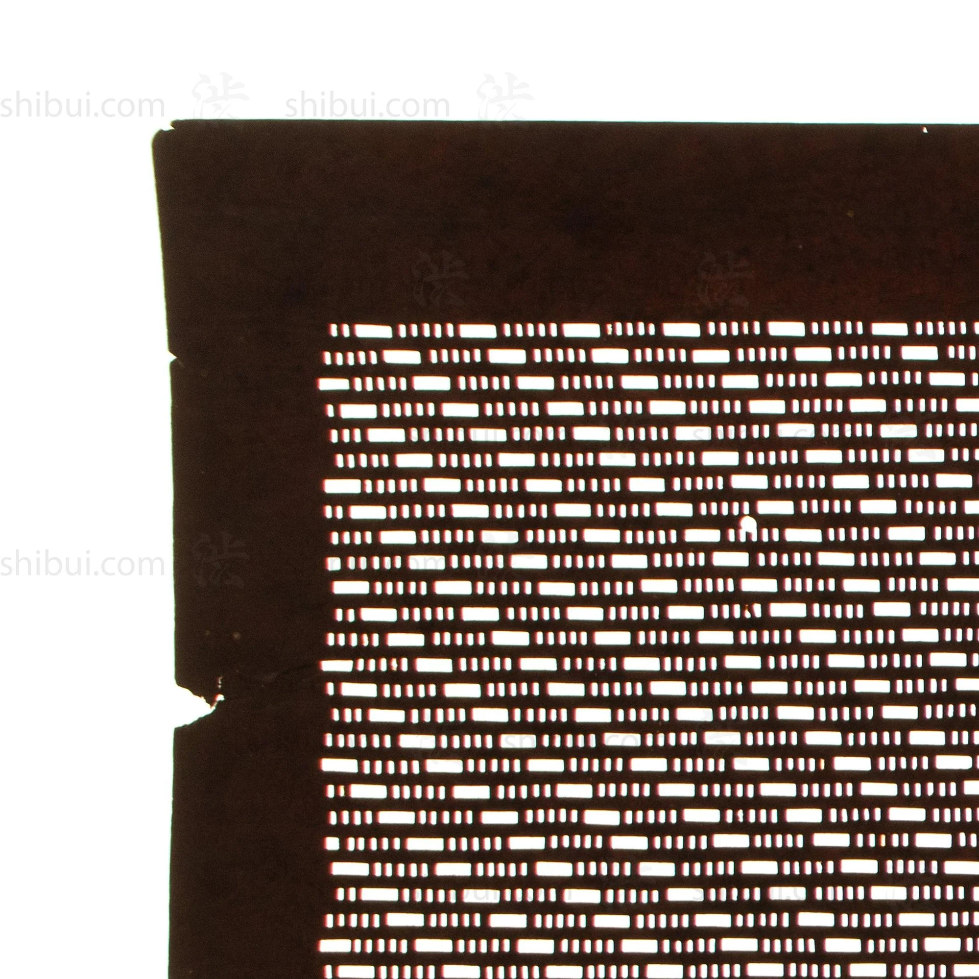 Edo Komon Katagami | Japanese Lacquered Paper Stencil - Image 2