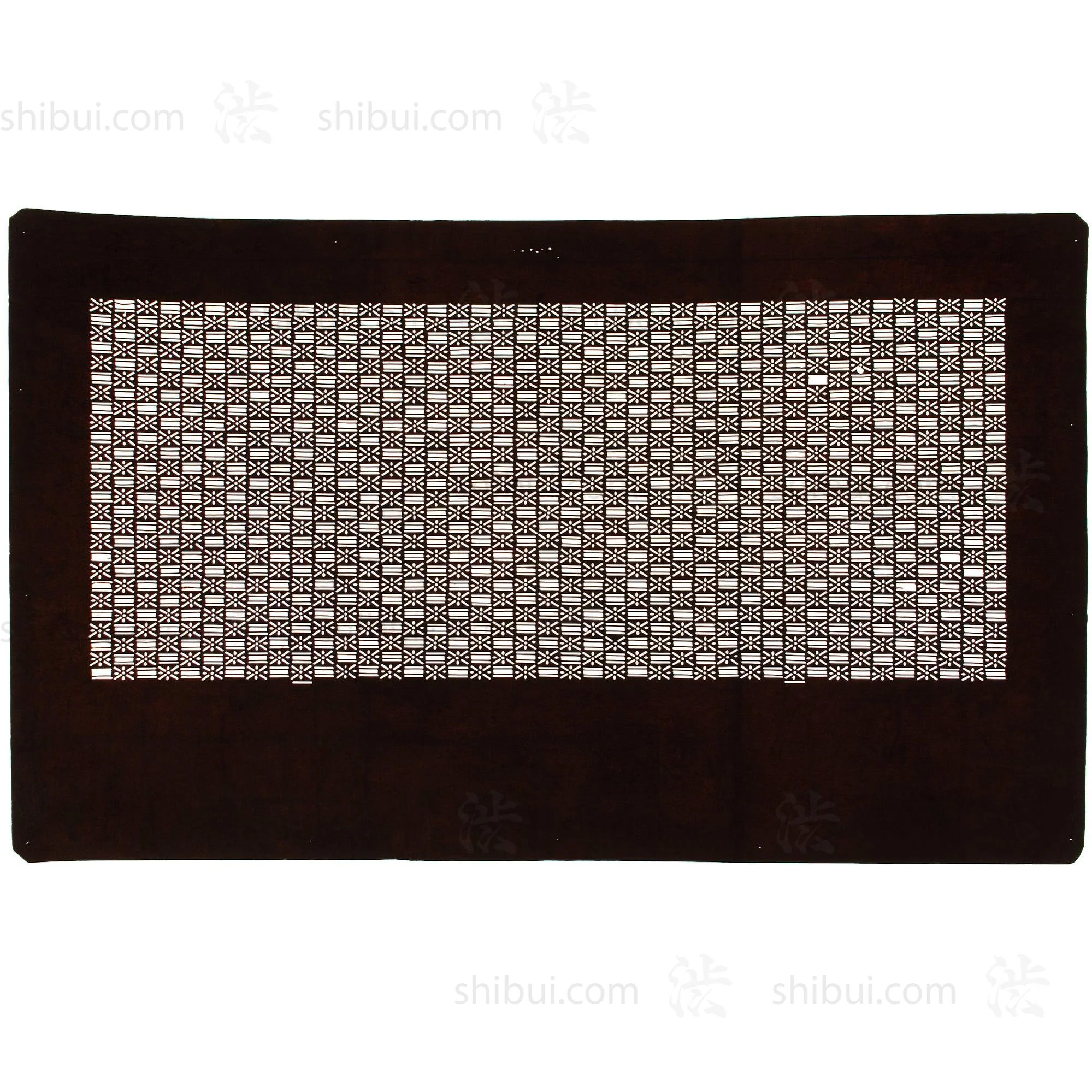 Edo Komon Katagami | Japanese Lacquered Paper Stencil - Image 2