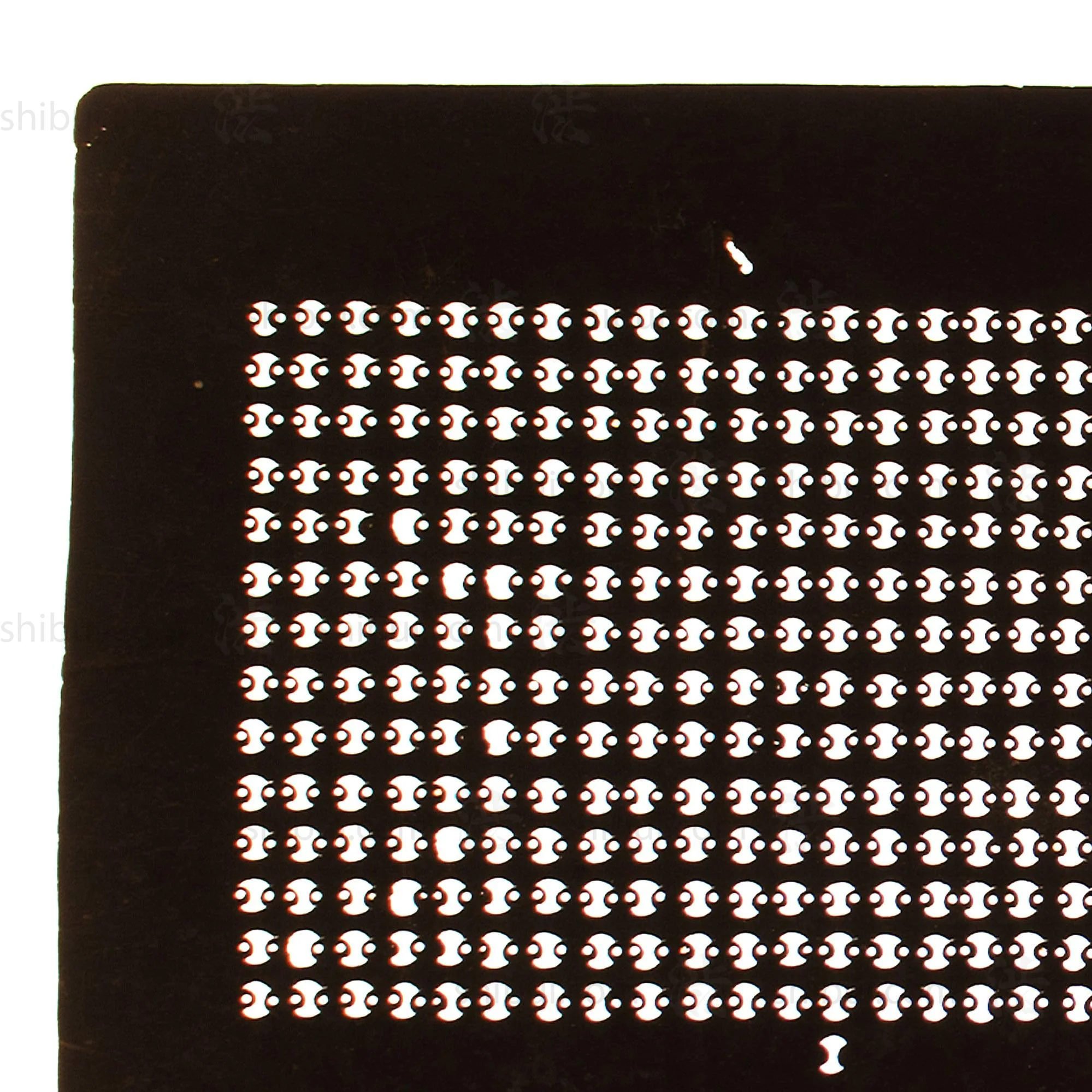 Edo Komon Katagami | Japanese Lacquered Paper Stencil - Image 2