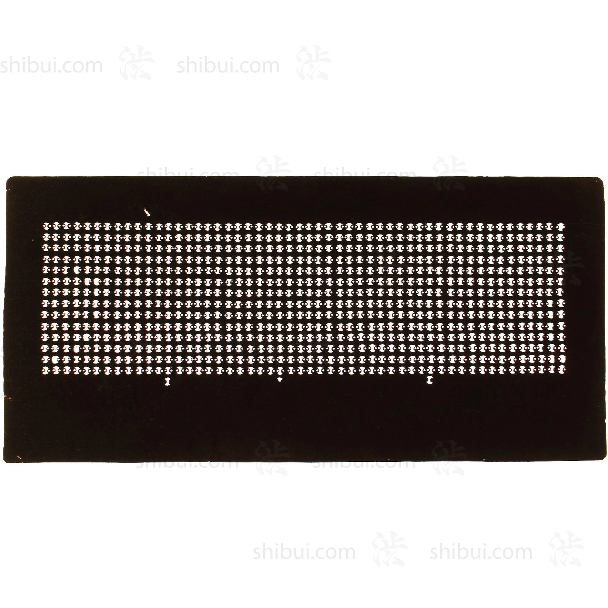 Edo Komon Katagami | Japanese Lacquered Paper Stencil - Image 4