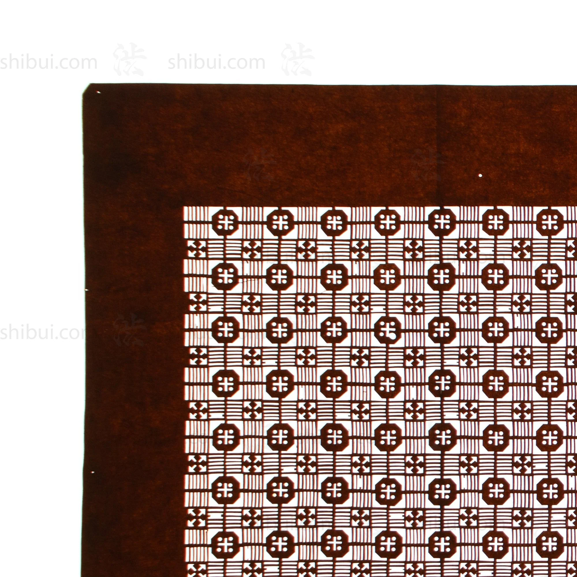 Edo Komon Katagami | Japanese Lacquered Paper Stencil - Image 2