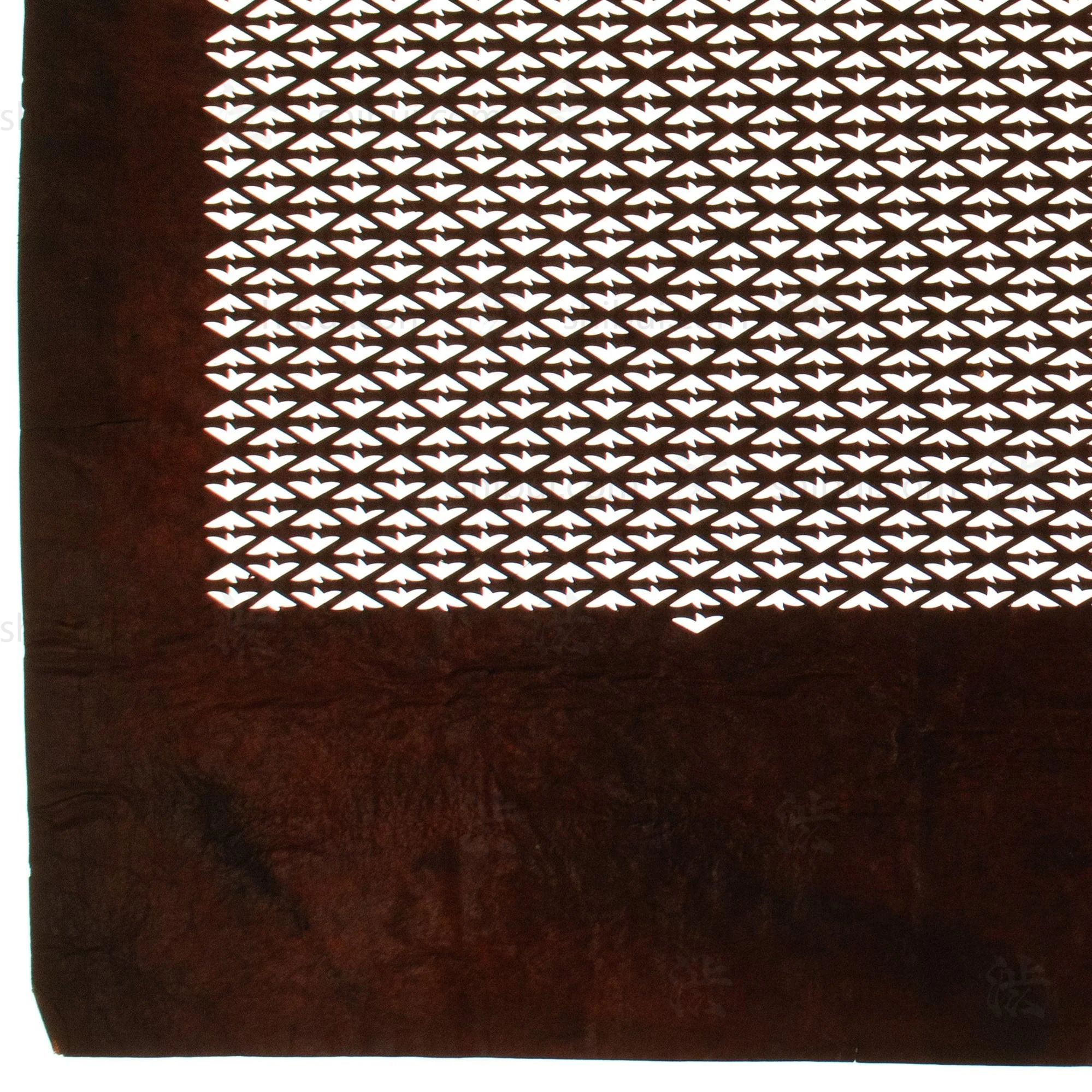 Edo Komon Katagami | Japanese Lacquered Paper Stencil - Image 3