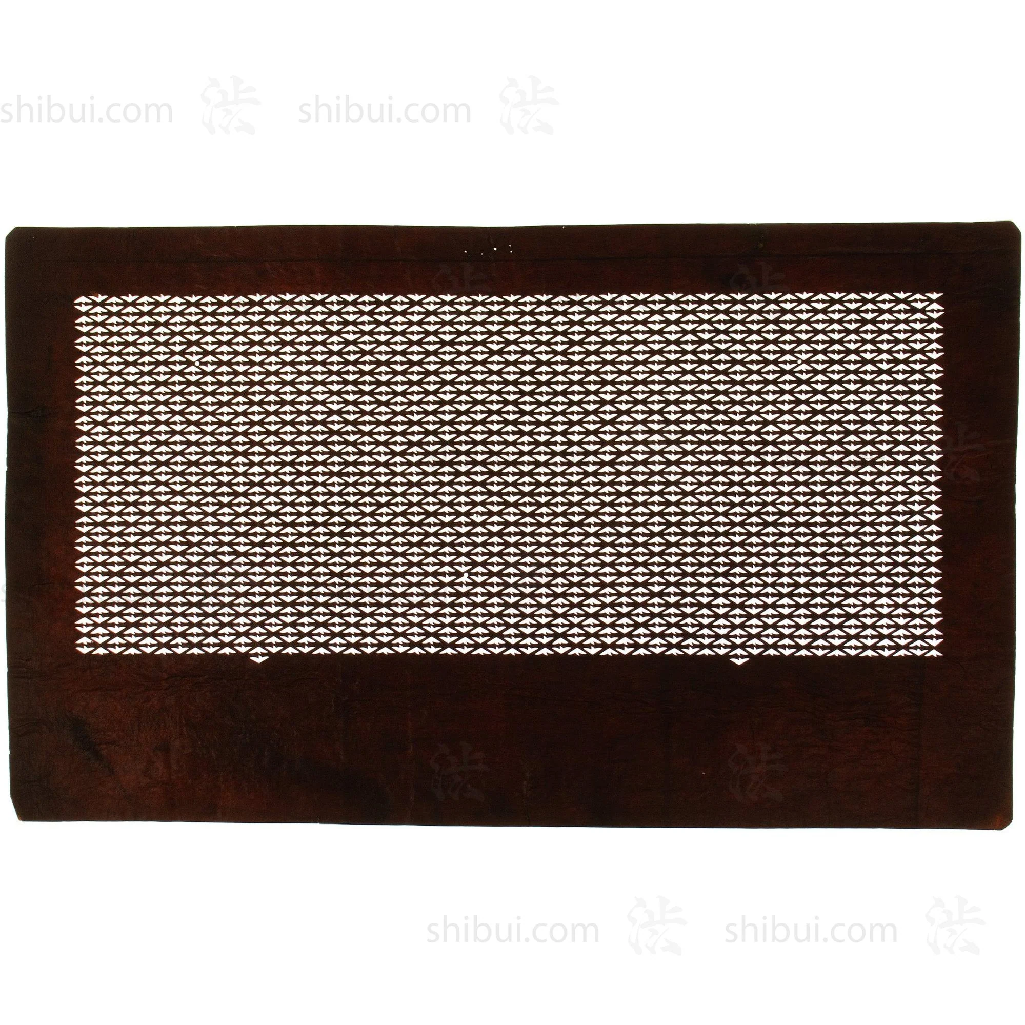 Edo Komon Katagami | Japanese Lacquered Paper Stencil - Image 5