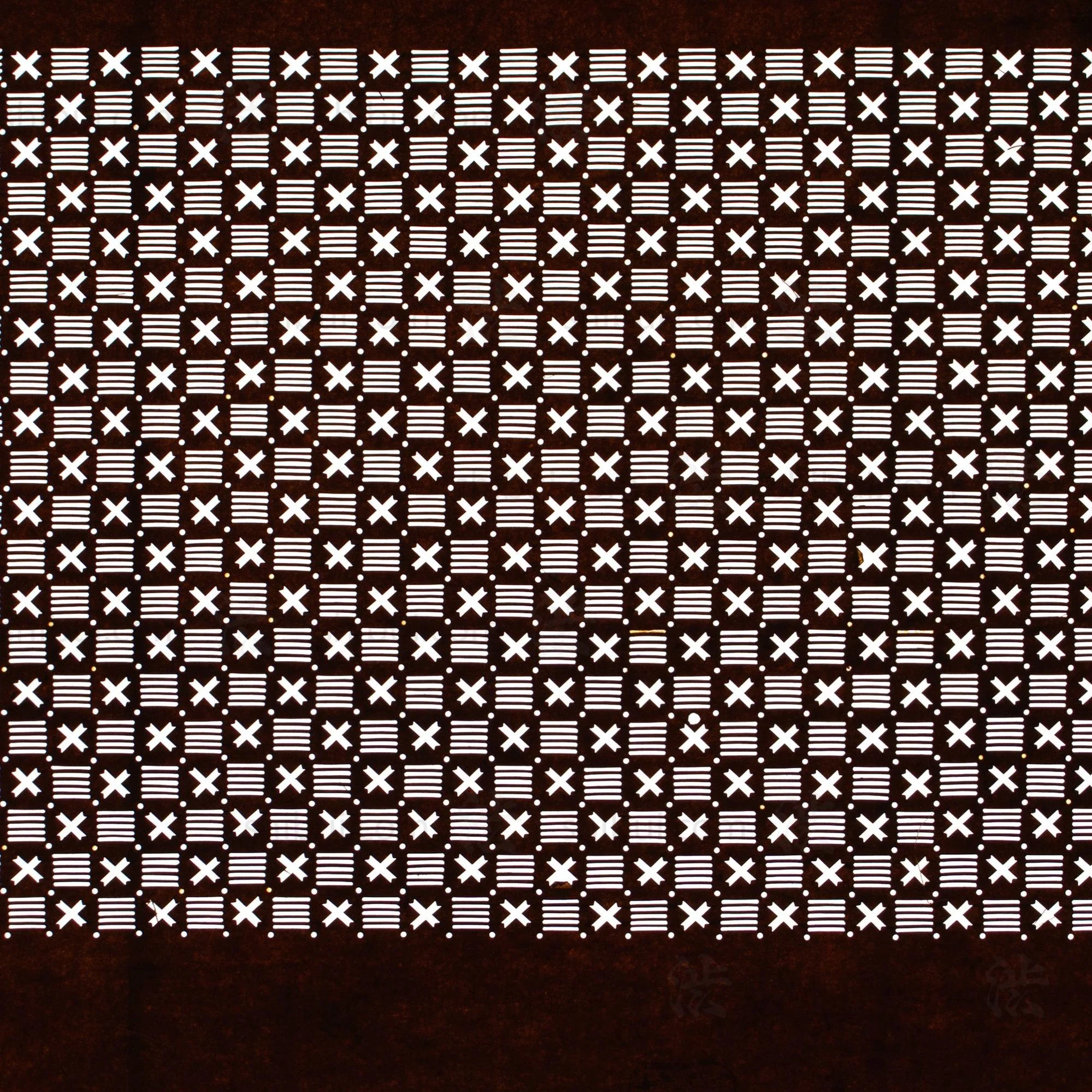 Edo Komon Katagami | Japanese Lacquered Paper Stencil