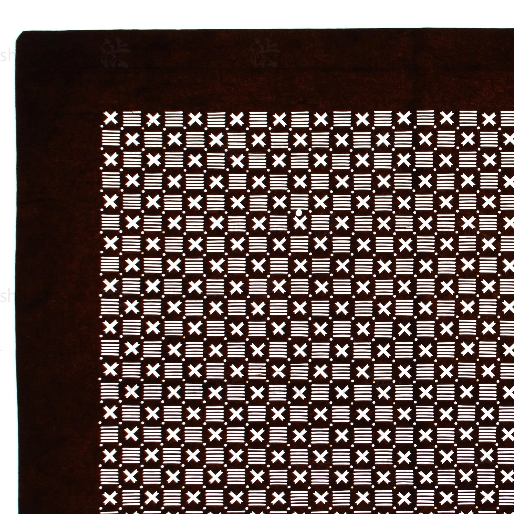 Edo Komon Katagami | Japanese Lacquered Paper Stencil - Image 2