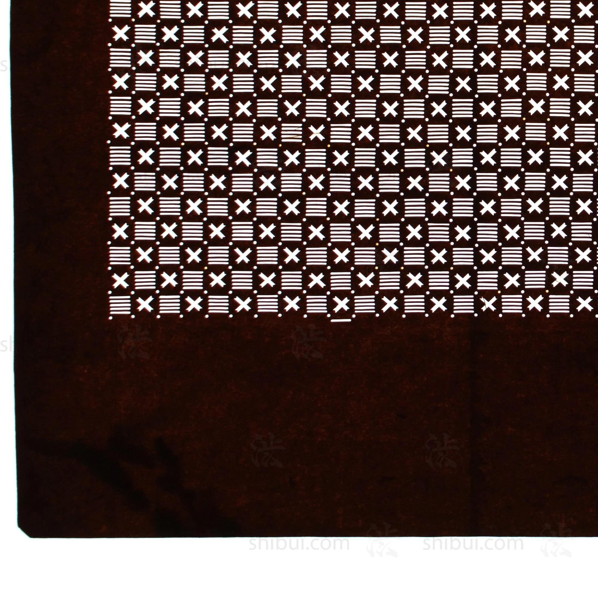 Edo Komon Katagami | Japanese Lacquered Paper Stencil - Image 3
