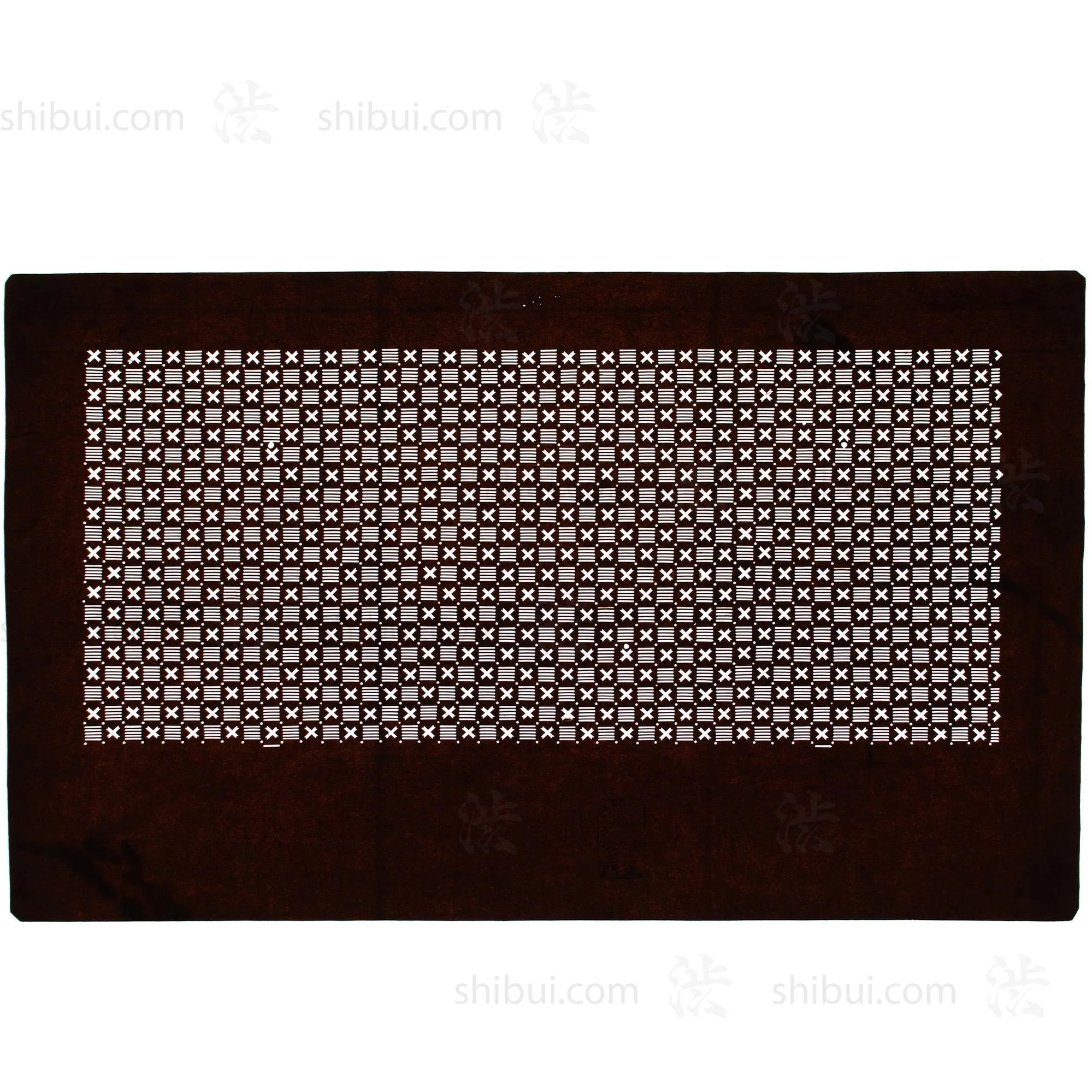 Edo Komon Katagami | Japanese Lacquered Paper Stencil - Image 4
