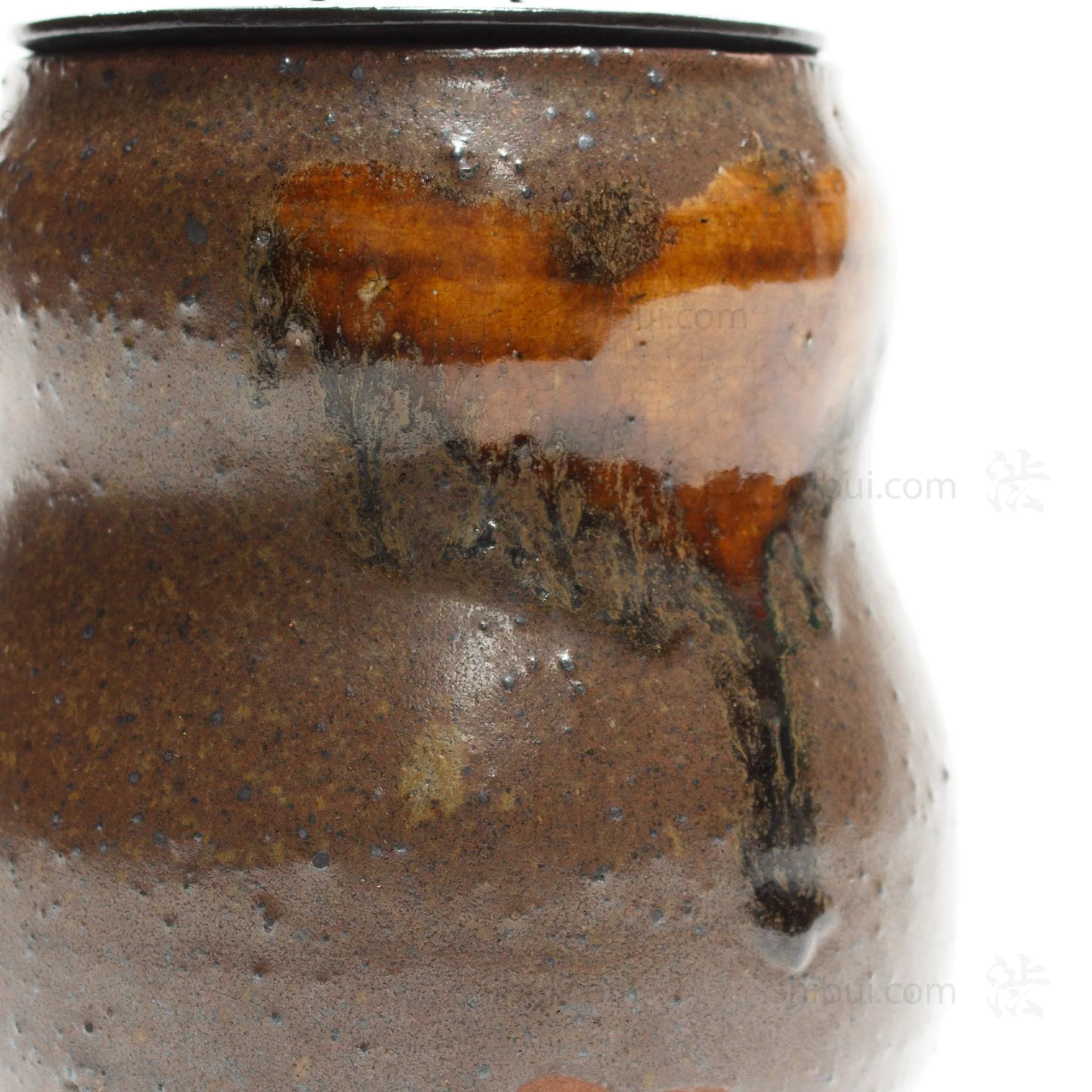 Seto Edo Mizusashi | Water Jar for Japanese Tea Ceremony - Image 8