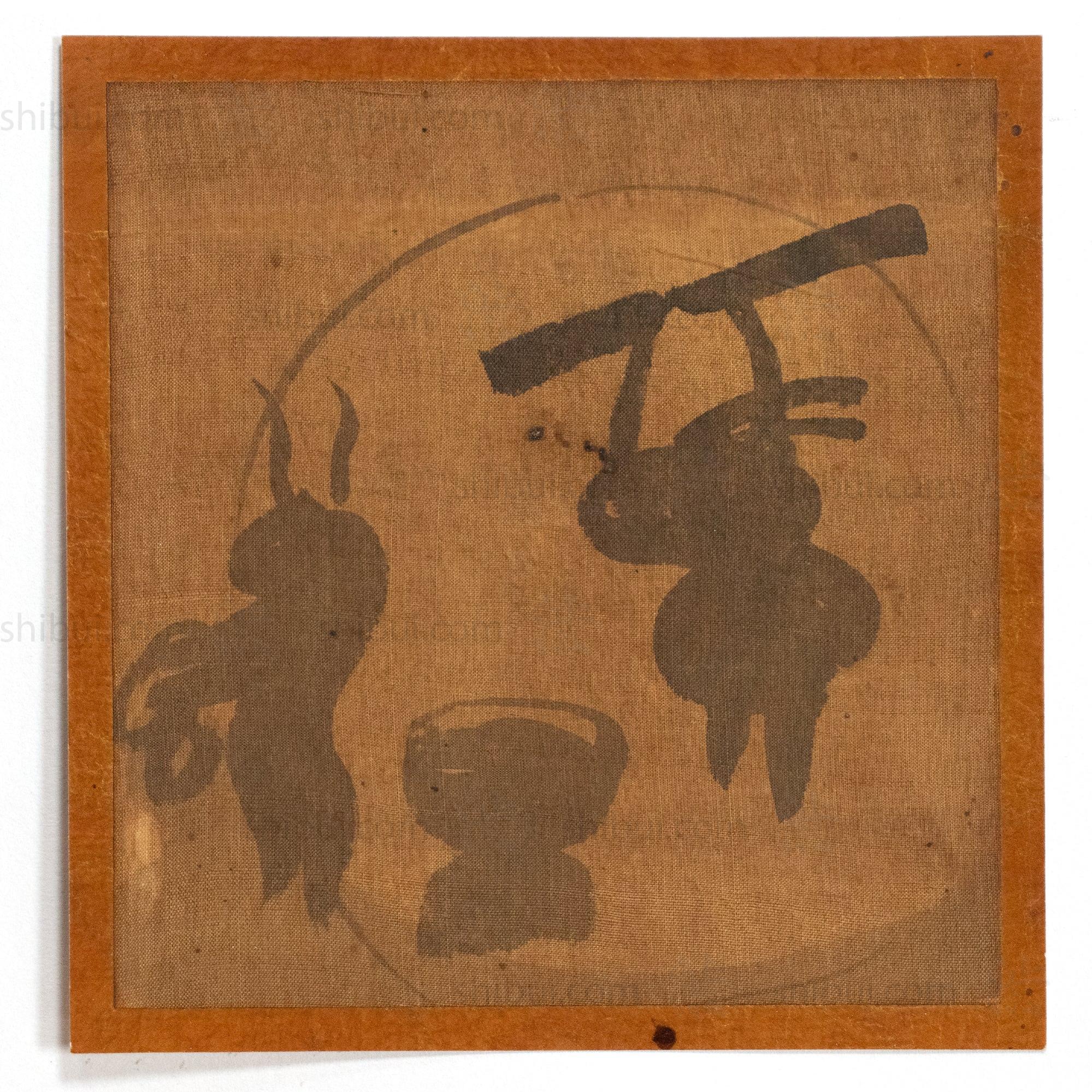 Eleven Giga Syle Paintings From a  Folding Screen - Image 4