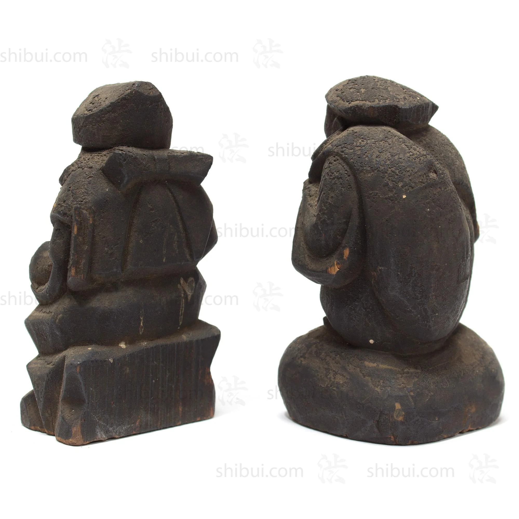 Shrine  with Wooden Daikoku and Ebisu. - Image 10