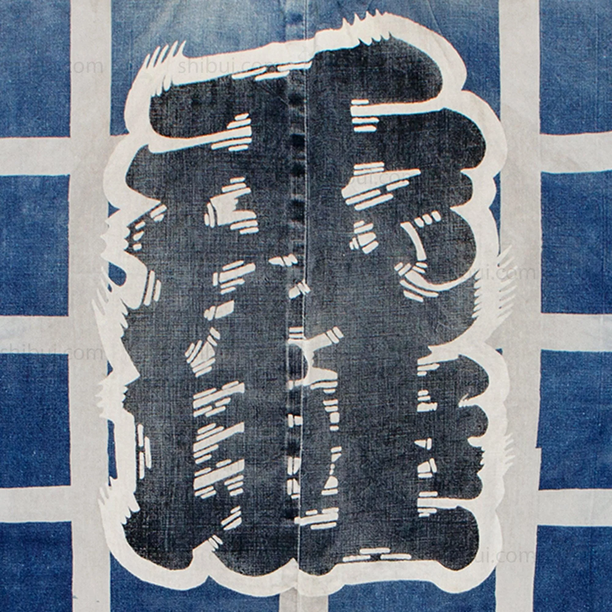 Fireman's Festival Happi Coat with Brick Pattern - Image 3