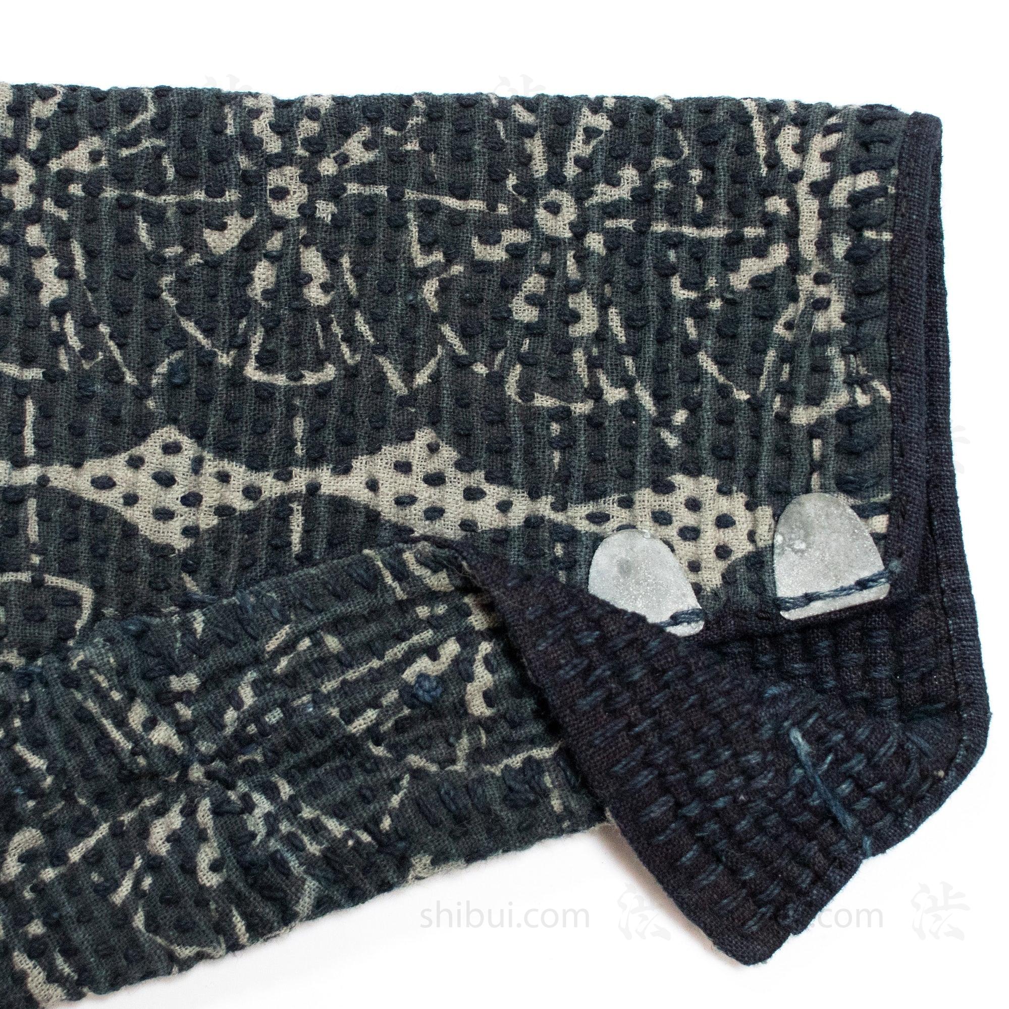 Fireman's Sashiko Quilted Indigo Dyed Under Kimono - Image 10