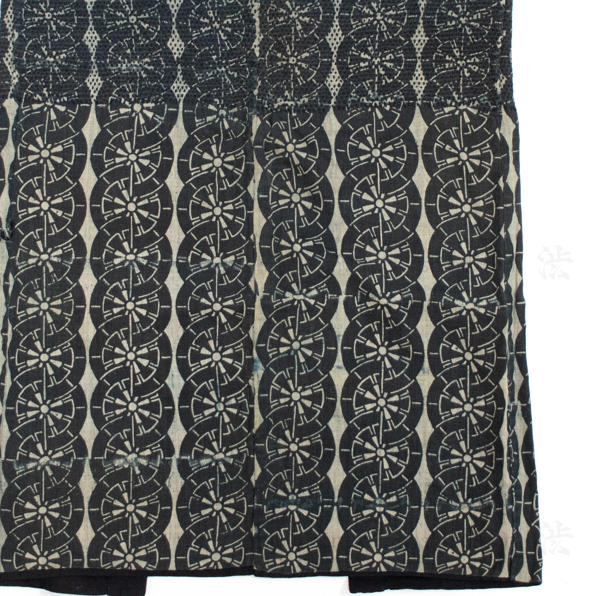Fireman's Sashiko Quilted Indigo Dyed Under Kimono - Image 4