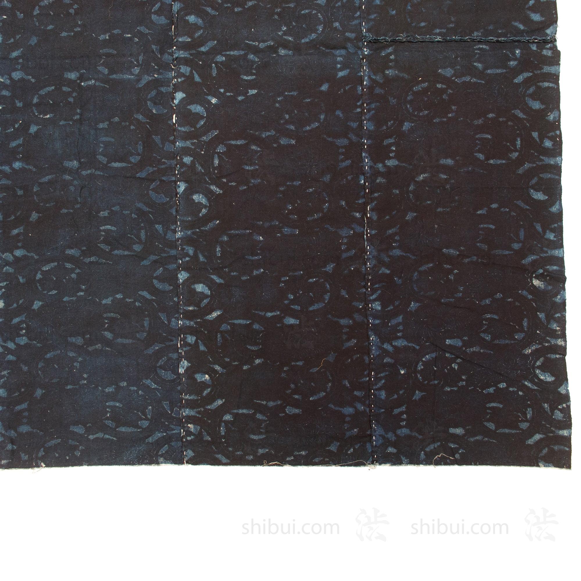 Floral Katazome sheet | Japanese Indigo Cotton - Image 7