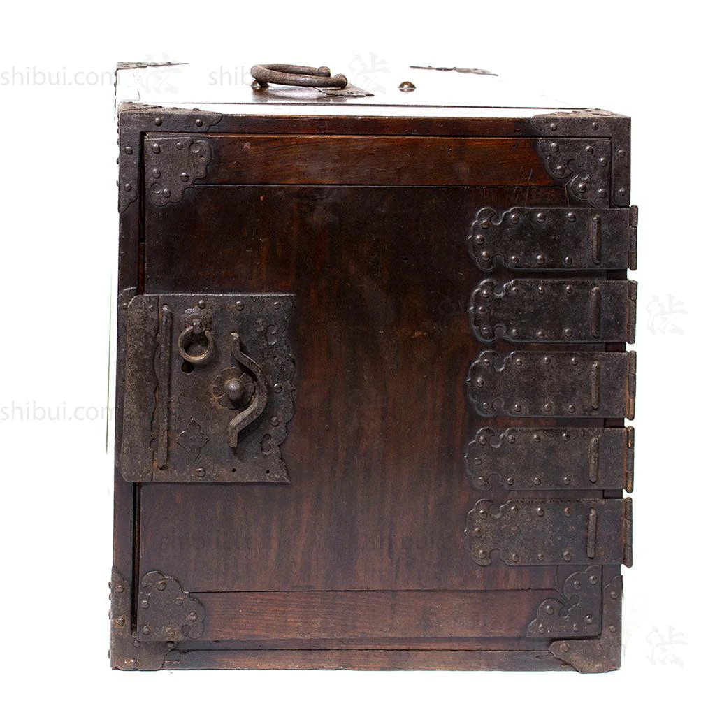 Funa Dansu Tansu Storage Chest Japanese Antique Furniture Iron Hardware - Image 3