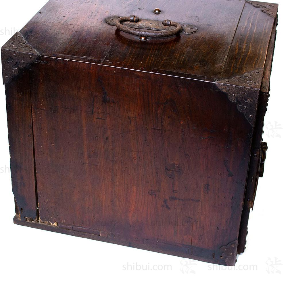 Funa Dansu Tansu Storage Chest Japanese Antique Furniture Iron Hardware - Image 5