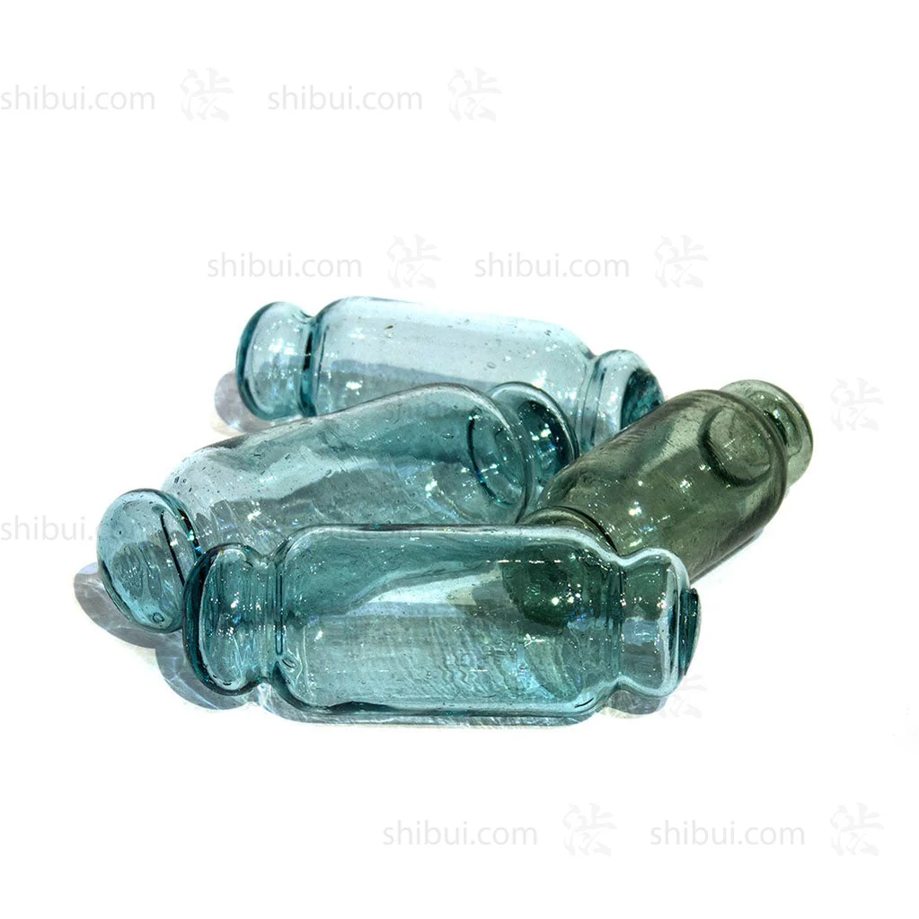 Set of 50 Japanese Hand Blown Glass Rolling Pin Fishing Floats - Image 2