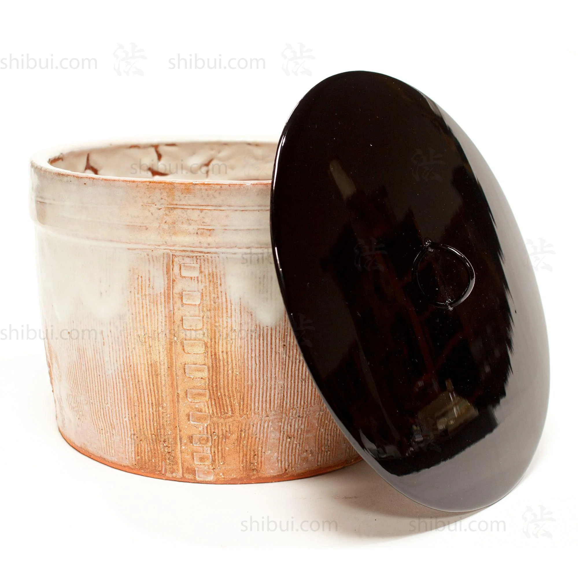 Hagi Mizusashi (Magewappa) by Matsura Mugen | Water Jar for Tea Ceremony - Image 2