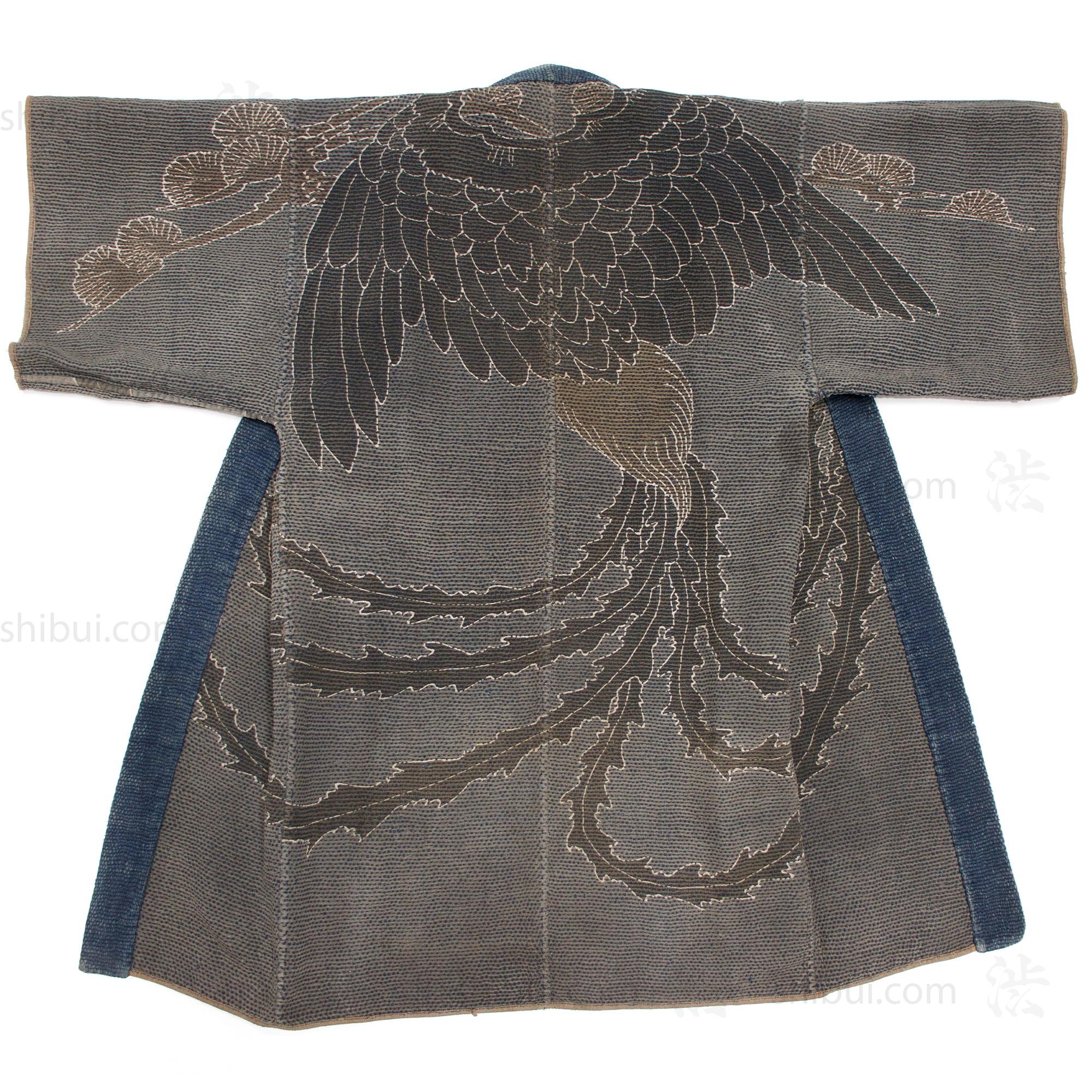 Hagoromo Shobo Hanten | Antique Japanese Sashiko Fireman's Coat - Image 5