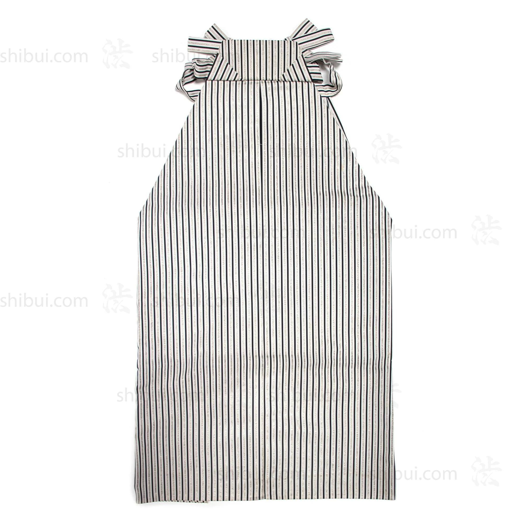 Hakama - White, Silver & Blue - Pinstripe - Image 2