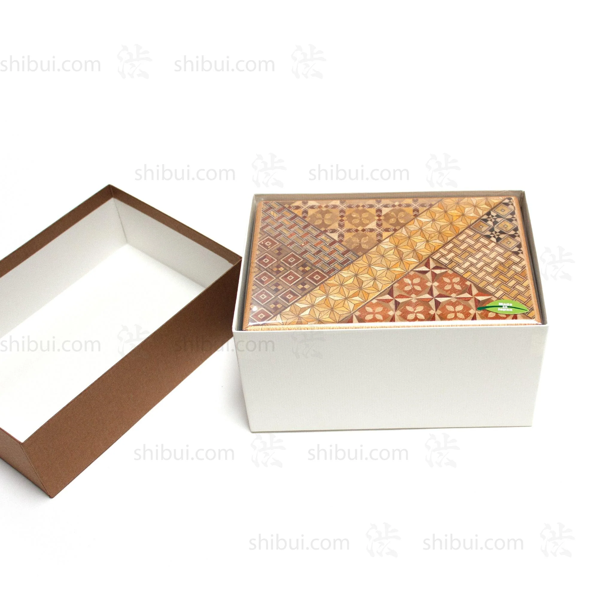 Hakone Marquetry Extra Large Size 54+1 Step Puzzle Box - Image 3