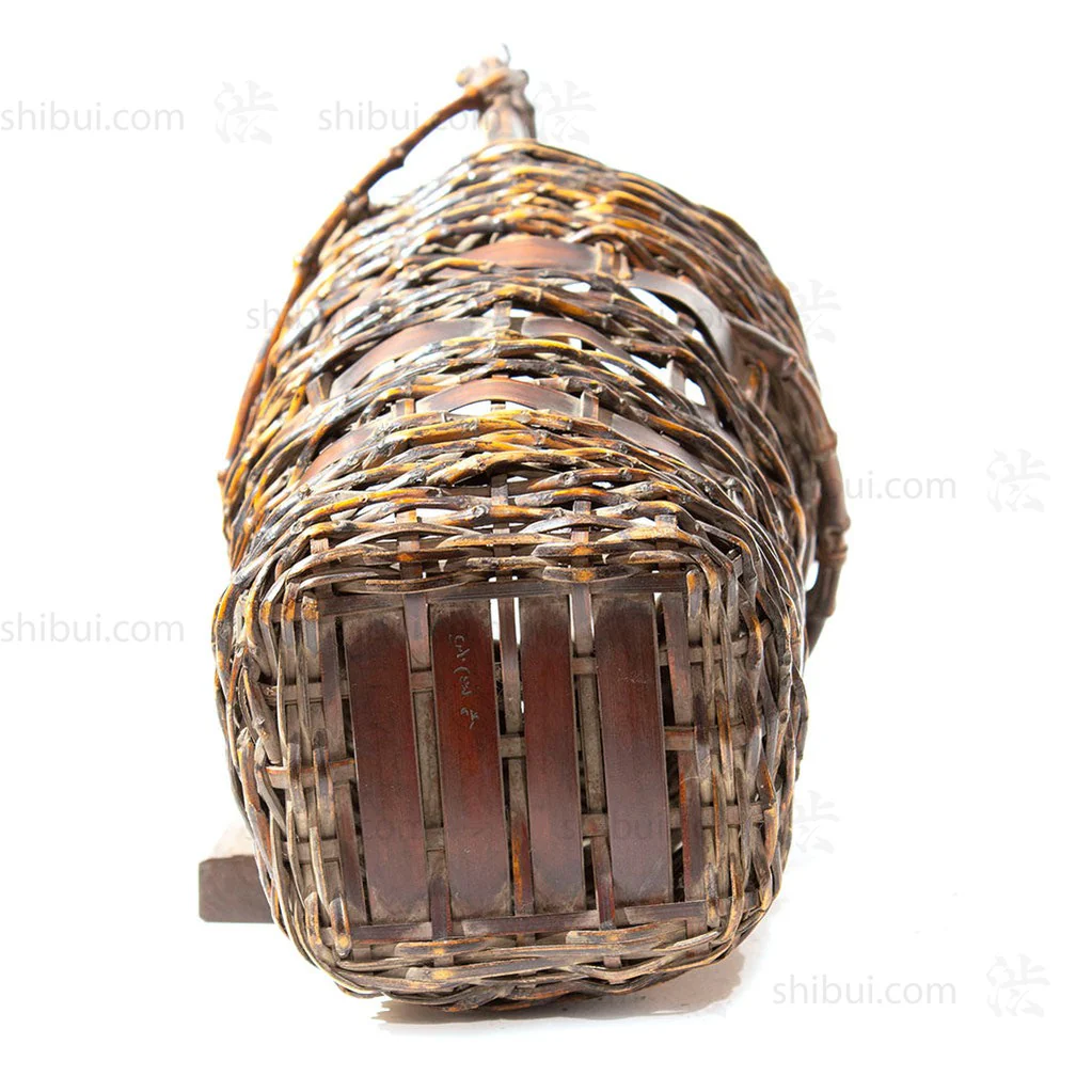 Hanakago Japanese Bamboo Ikebana Flower Basket - Image 4
