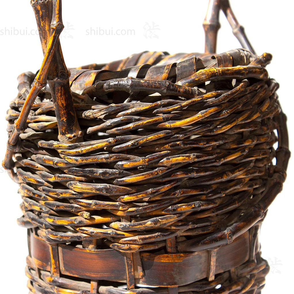 Hanakago Japanese Bamboo Ikebana Flower Basket - Image 5
